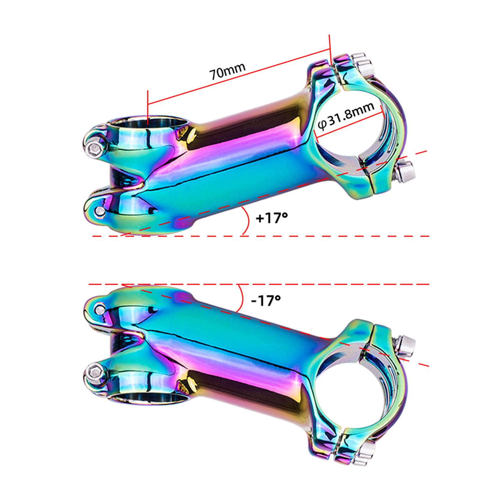 MTB Bike Handlebar Stems Mountain Bicycle Stem 31.8mm 17° 60mm