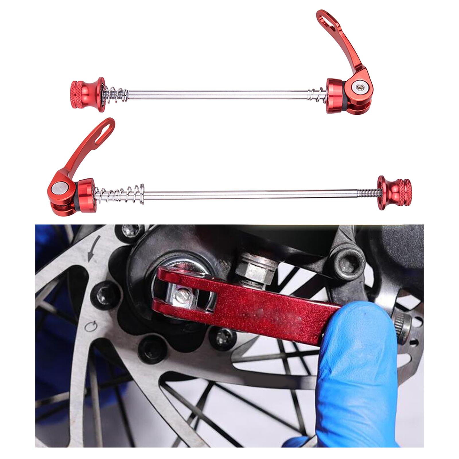 Bike Quick Release Skewer Front Rear 100mm 135mm QR Skewers Parts Red