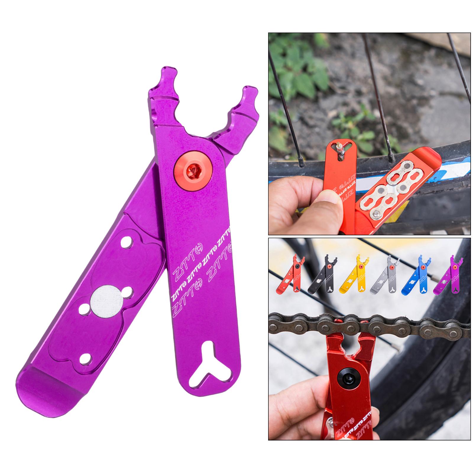 Bicycle Chain Repair Removal Tool All Speed Professional Master Link Piler Purple