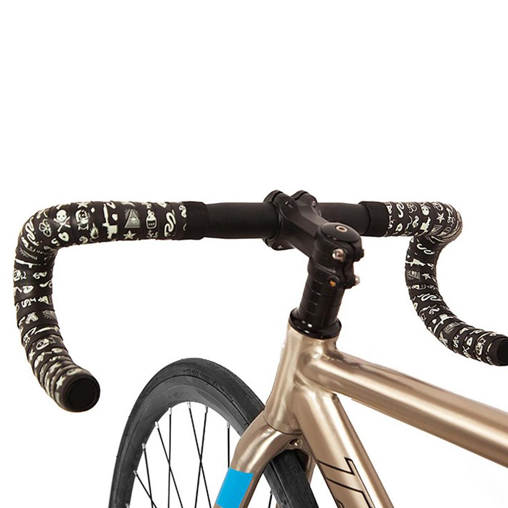 Bike Handlebar Tapes Comfort Bicycle Bar Tape PU EVA Cycling Handle Wraps White Luminous