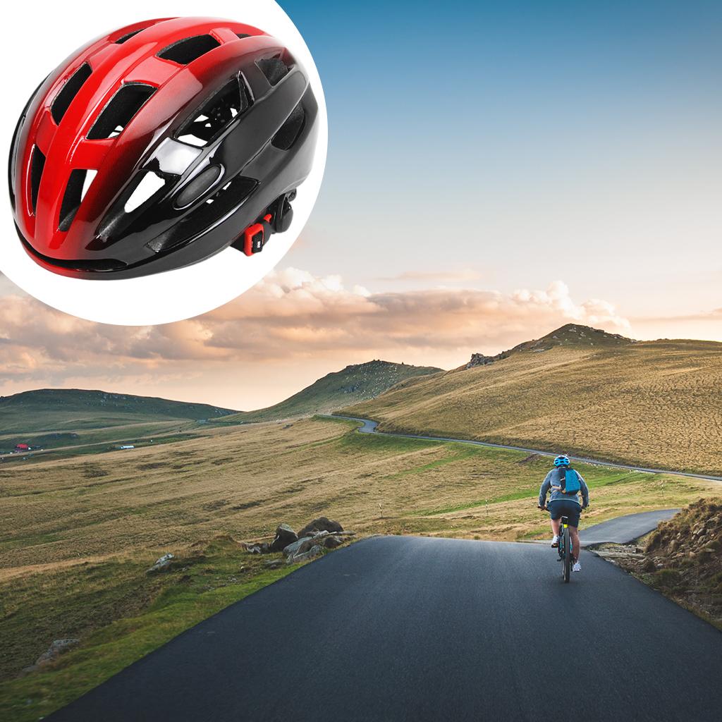 Cycling Bicycle Adult Bike Helmet Mountain Bike Shockproof Red Black