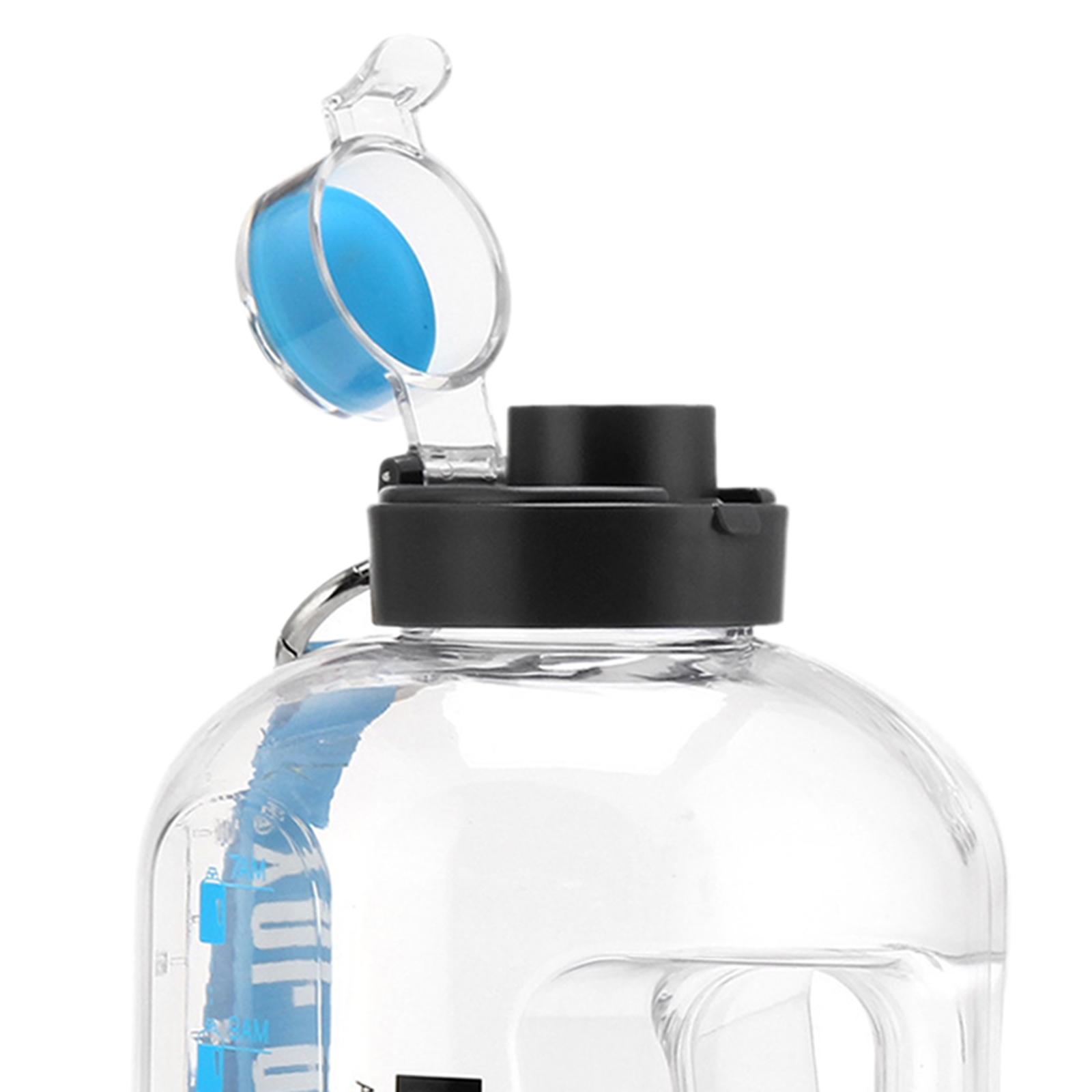 Plastic BPA Free Water Bottle Time Reminder Jug for Camping Outdoor Activity Clear