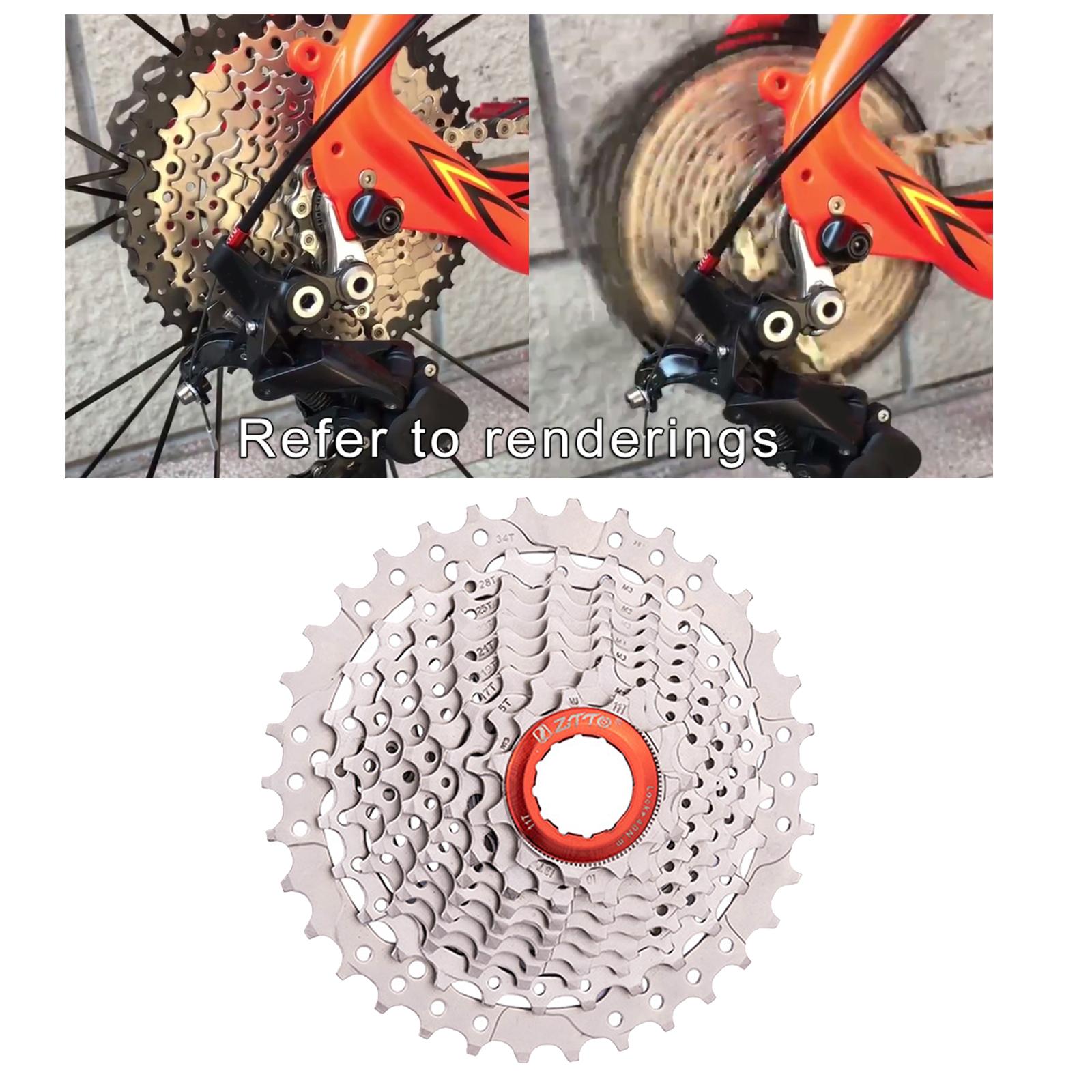 MTB Bike Cassette Flywheel Mountain Bicycle Freewheel 10 Speed 11-34T