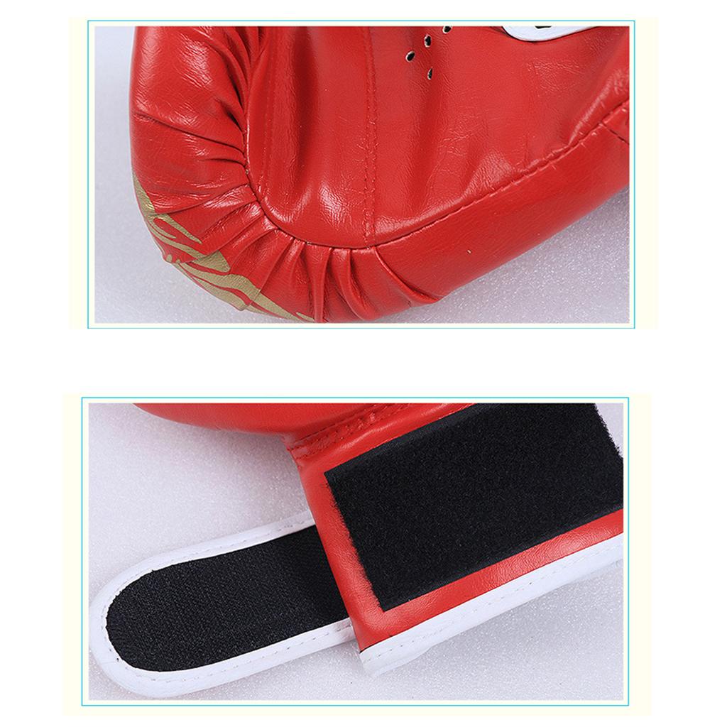 Boxing Gloves Children Grappling Punching Bag Martial Sparring red 25x17cm