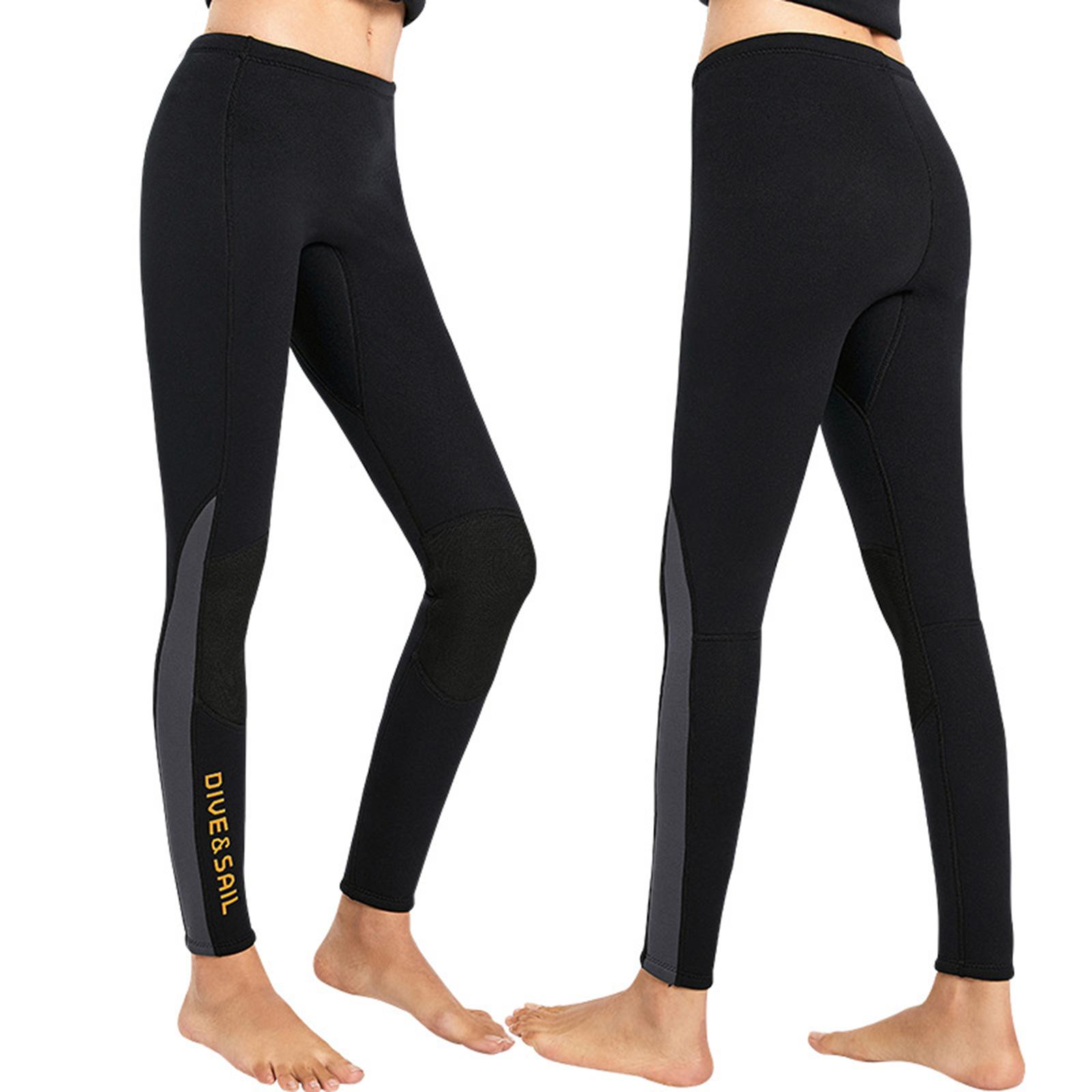 Diving Wetsuit Pants Leggings Snorkeling Spearfishing Pants woman black M