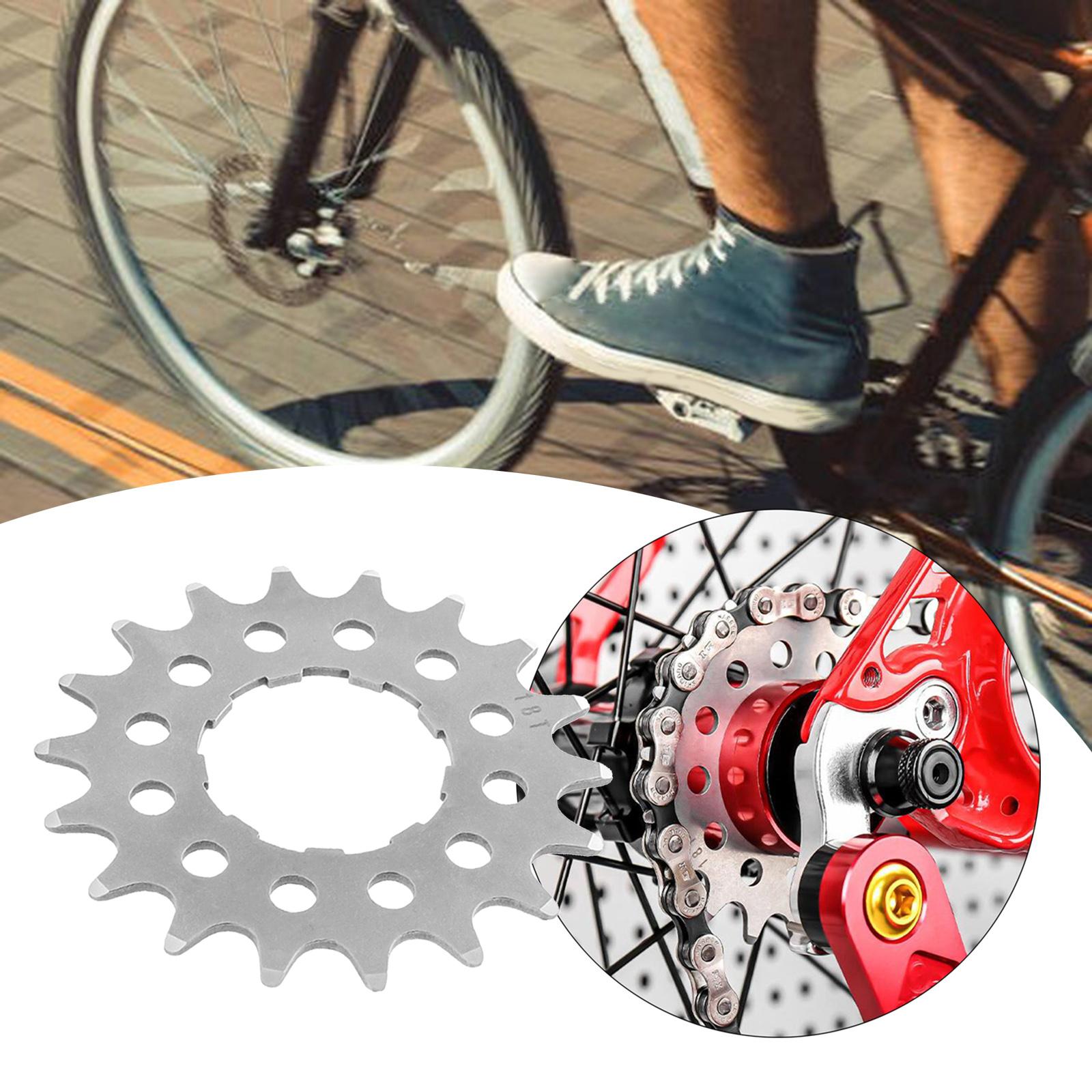 Single Speed Cassette Cog Bike Freewheel Bicycle Refit Parts Components 18T