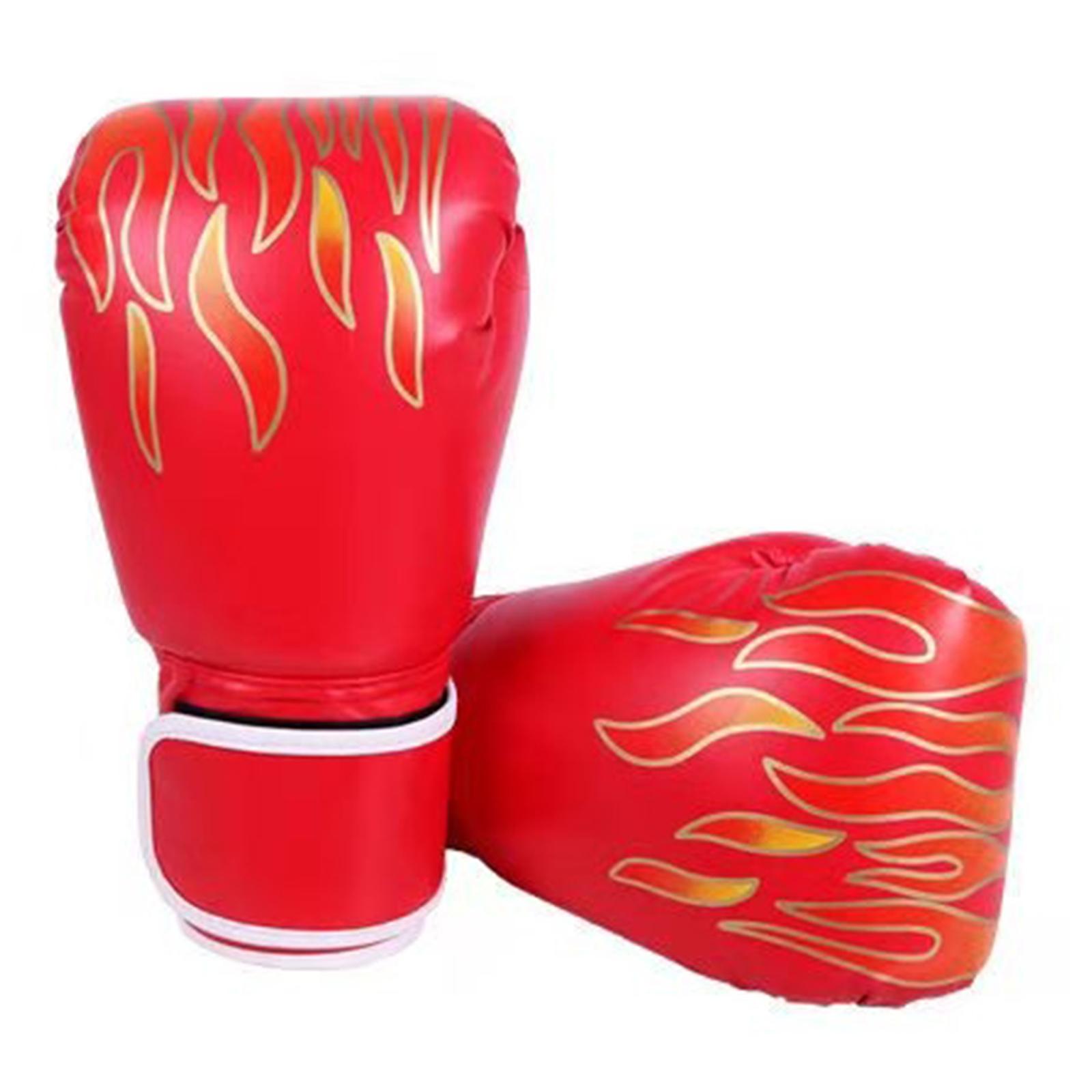 Boxing Gloves, Professional Fight Training Mitt, Punching Bag Mitt Girls Red Kid