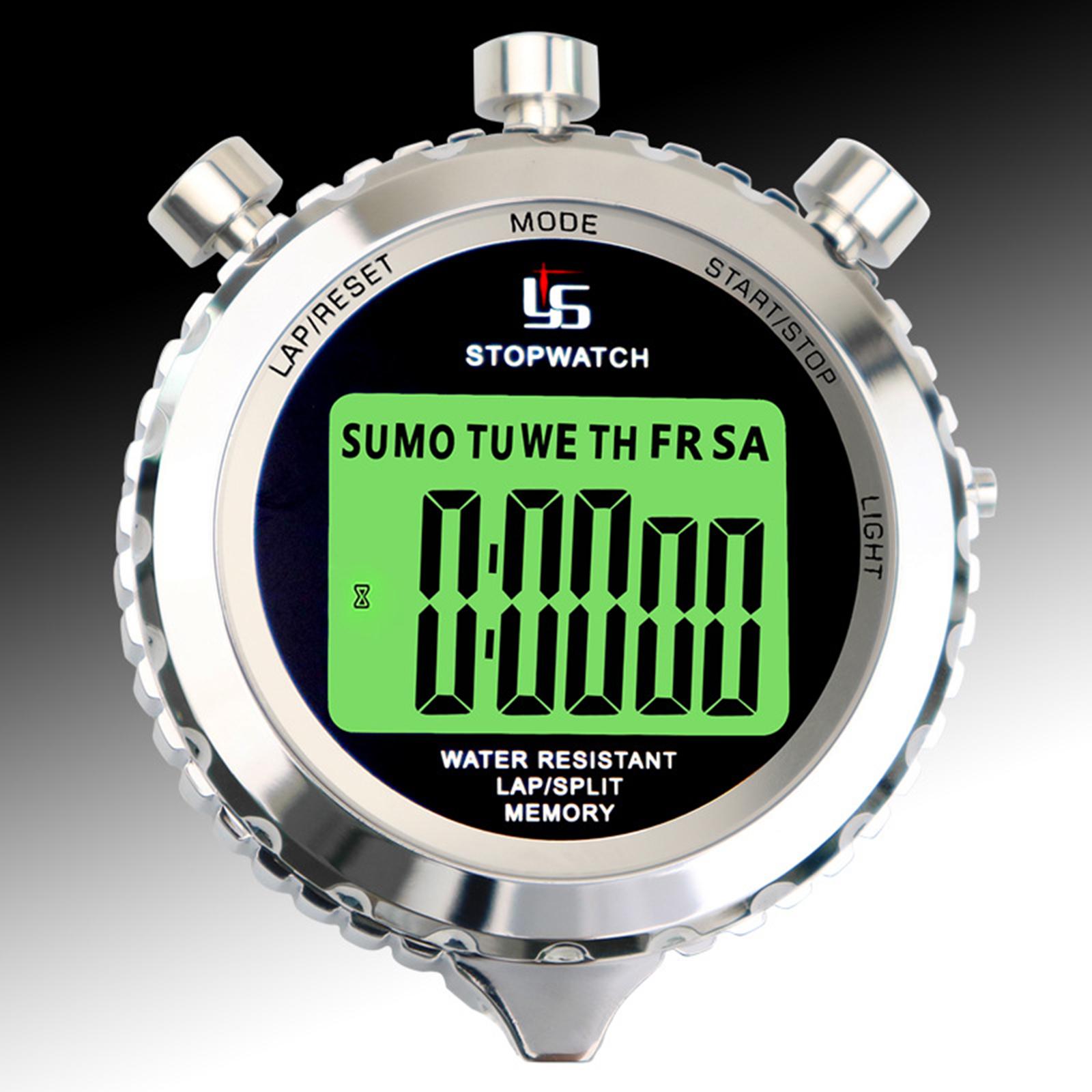 Stopwatch Chronograph 40H Timer for Competitions Football Training