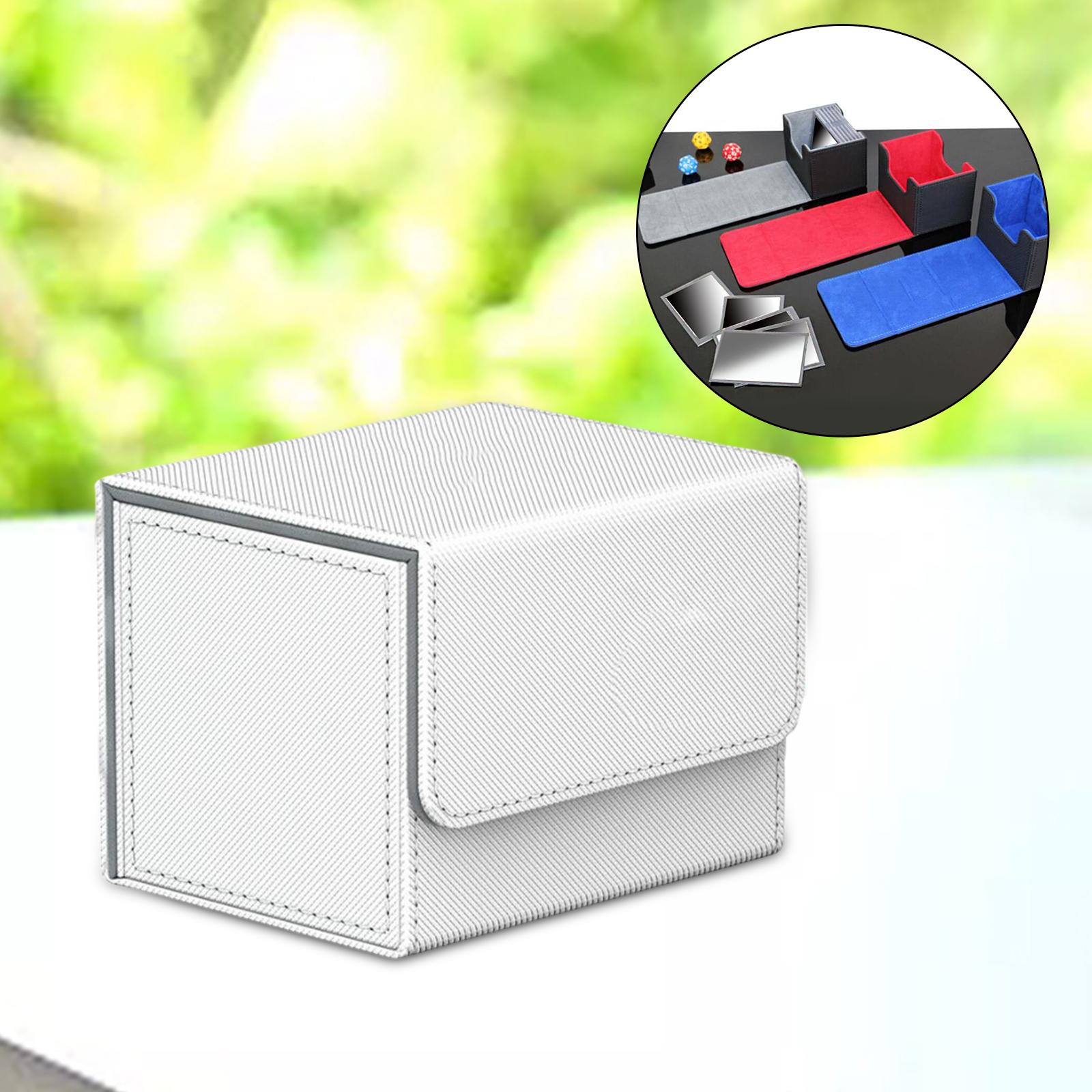 Card Deck Box Organizer Storage Standard Container Game Card white