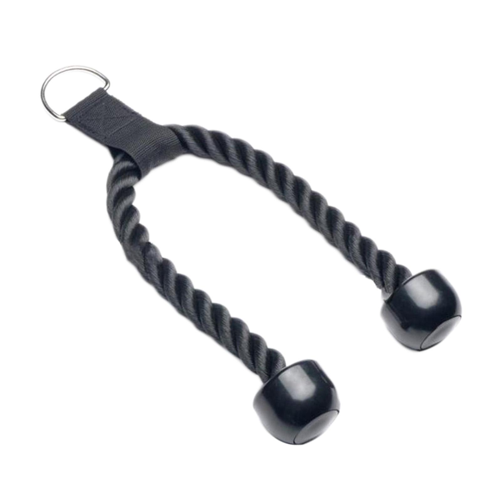 Tricep Rope Fitness Accessories Exerciser Back Home Accessory Attachment