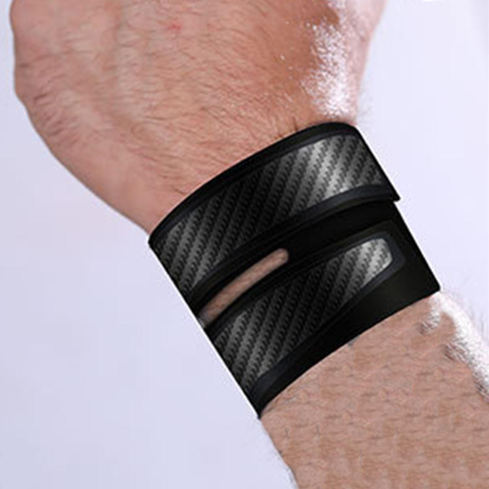 Wrist Brace Adjustable Breathable Comfortable for Golf, Yoga, Fitness Black