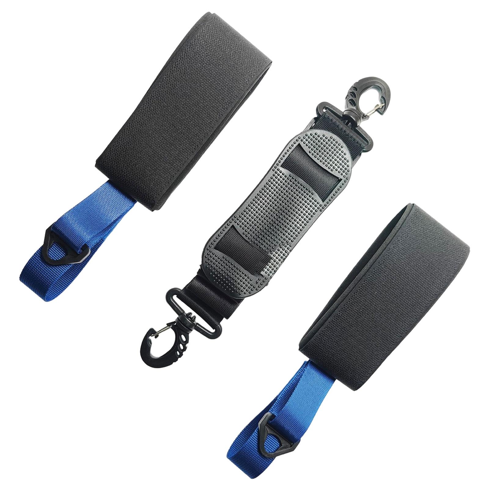 Ski Carry Strap Belt Tool Anti Scratches Equipments for Families Blue