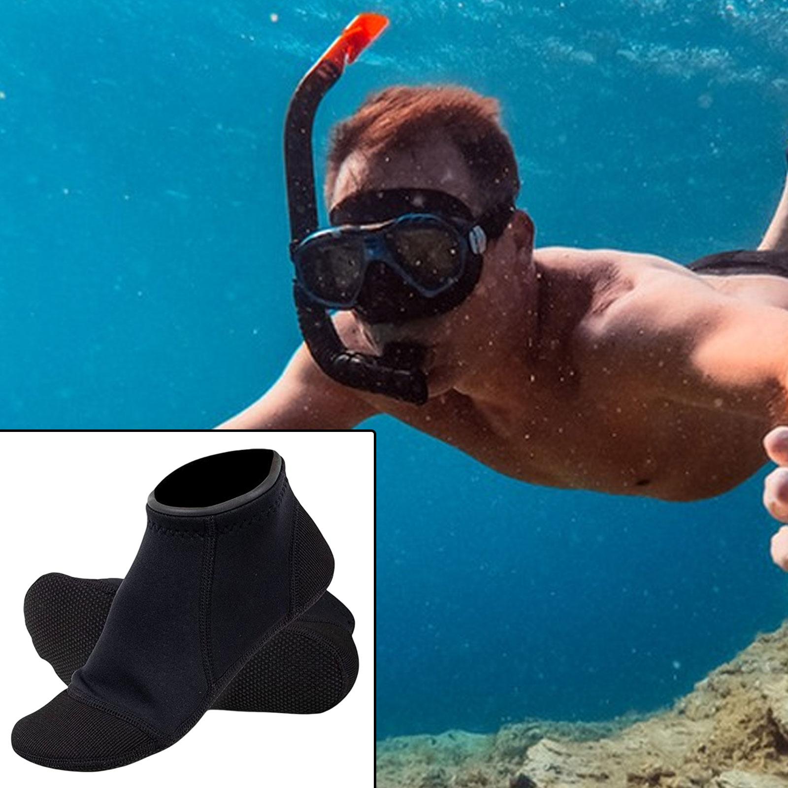 3mm Neoprene Scuba Diving Socks Snorkeling Women Men Swim Surfing Booties XS