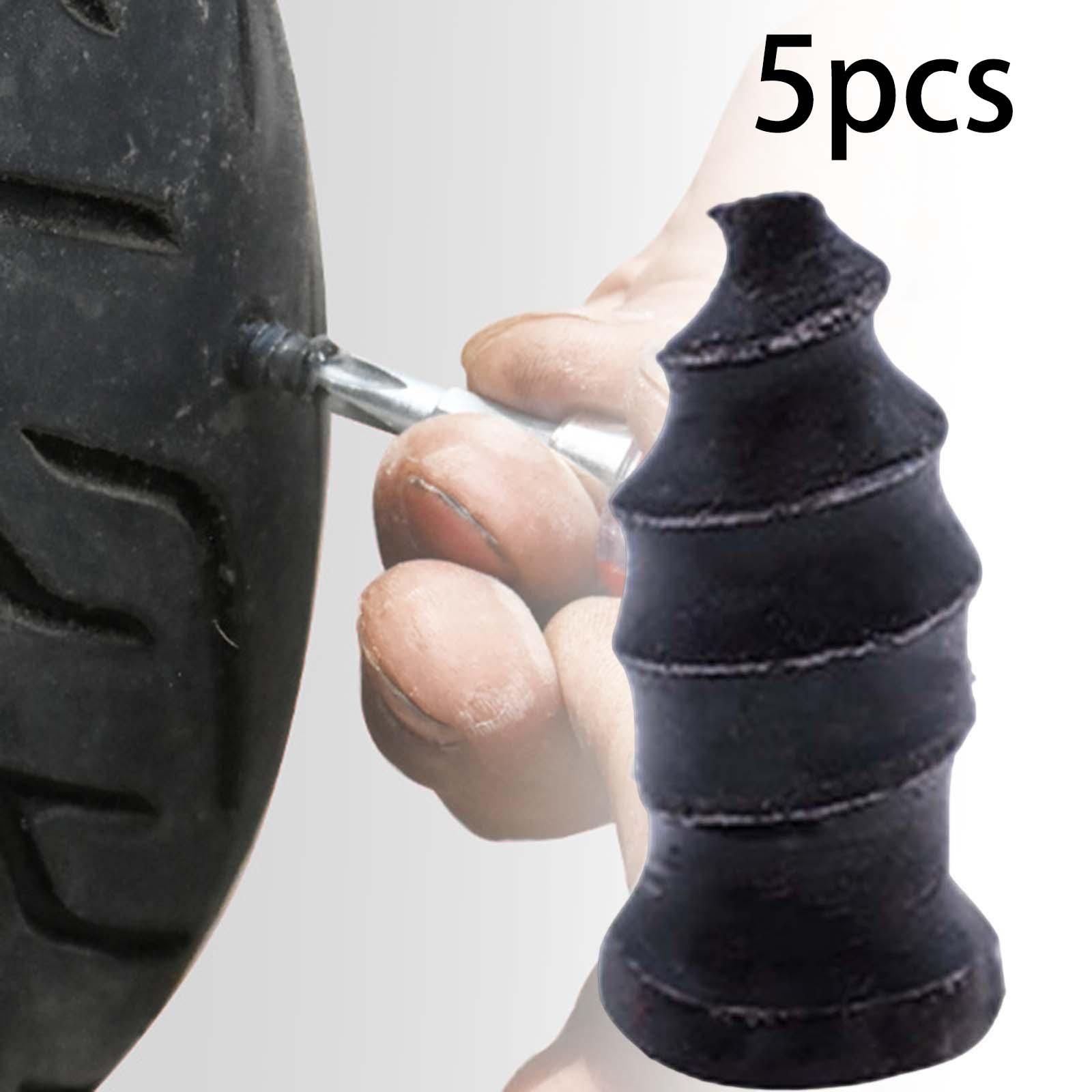 5 Pieces Vacuum Tire Repair Rubber Nail Flexible for Tire Puncture Truck Small
