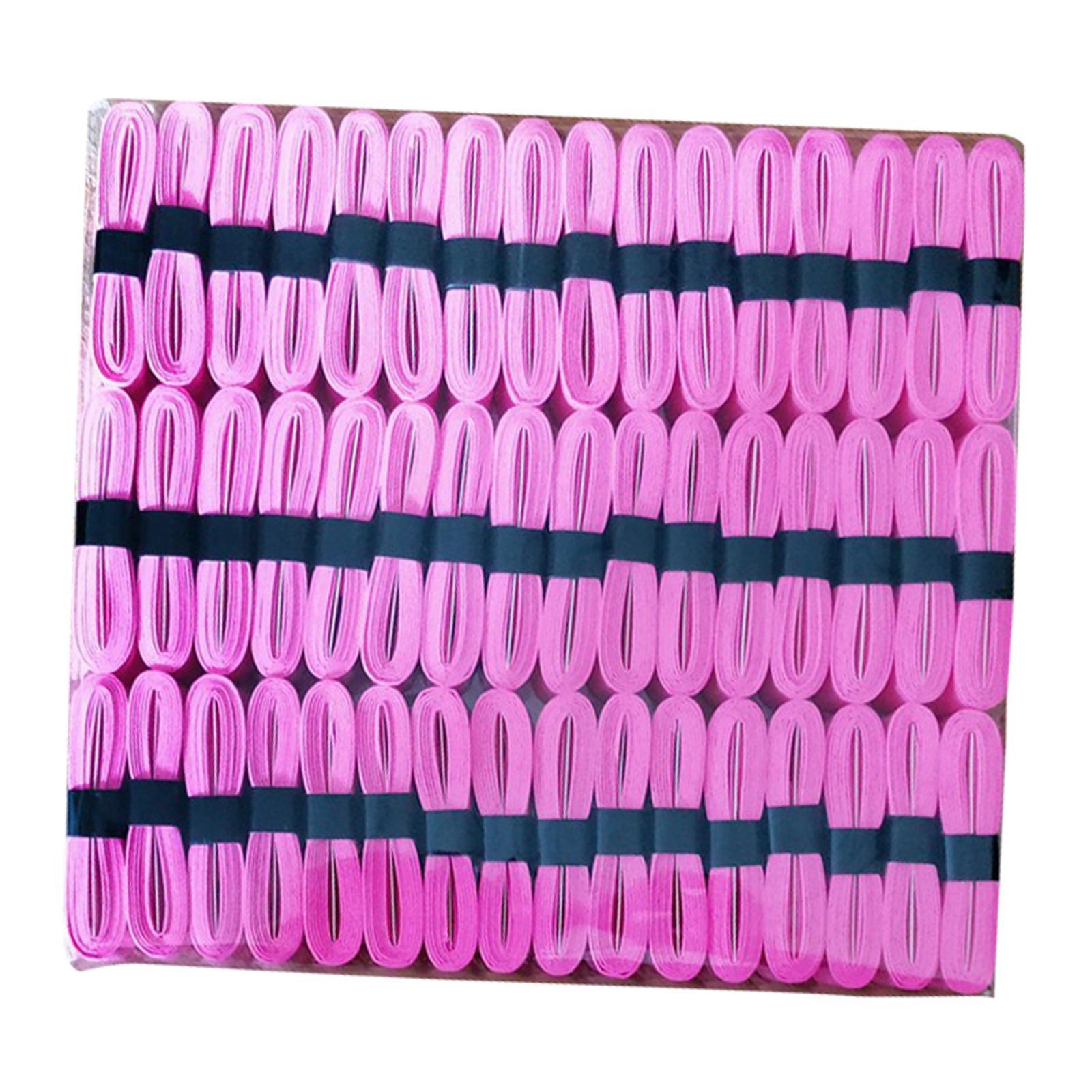 48x Tennis Racket Grip Tape Badminton Squash Racquet Grip Baseball pink