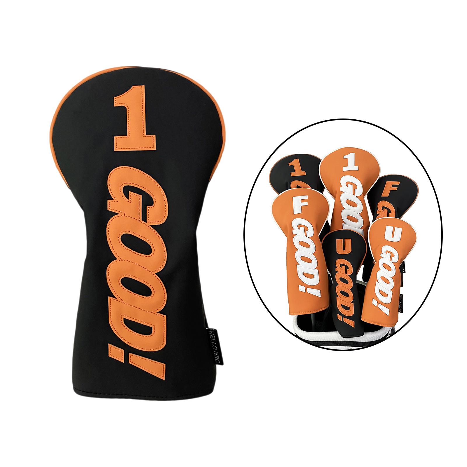 Golf Head Covers for Golf Clubs for Sports Accessories Golfer Transportation Black Color 1