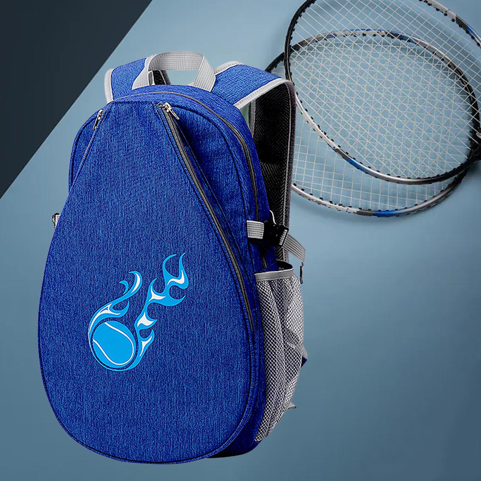 Tennis Backpack Portable Tennis Bag for Tennis Racket, Badminton Racquet Dark Blue