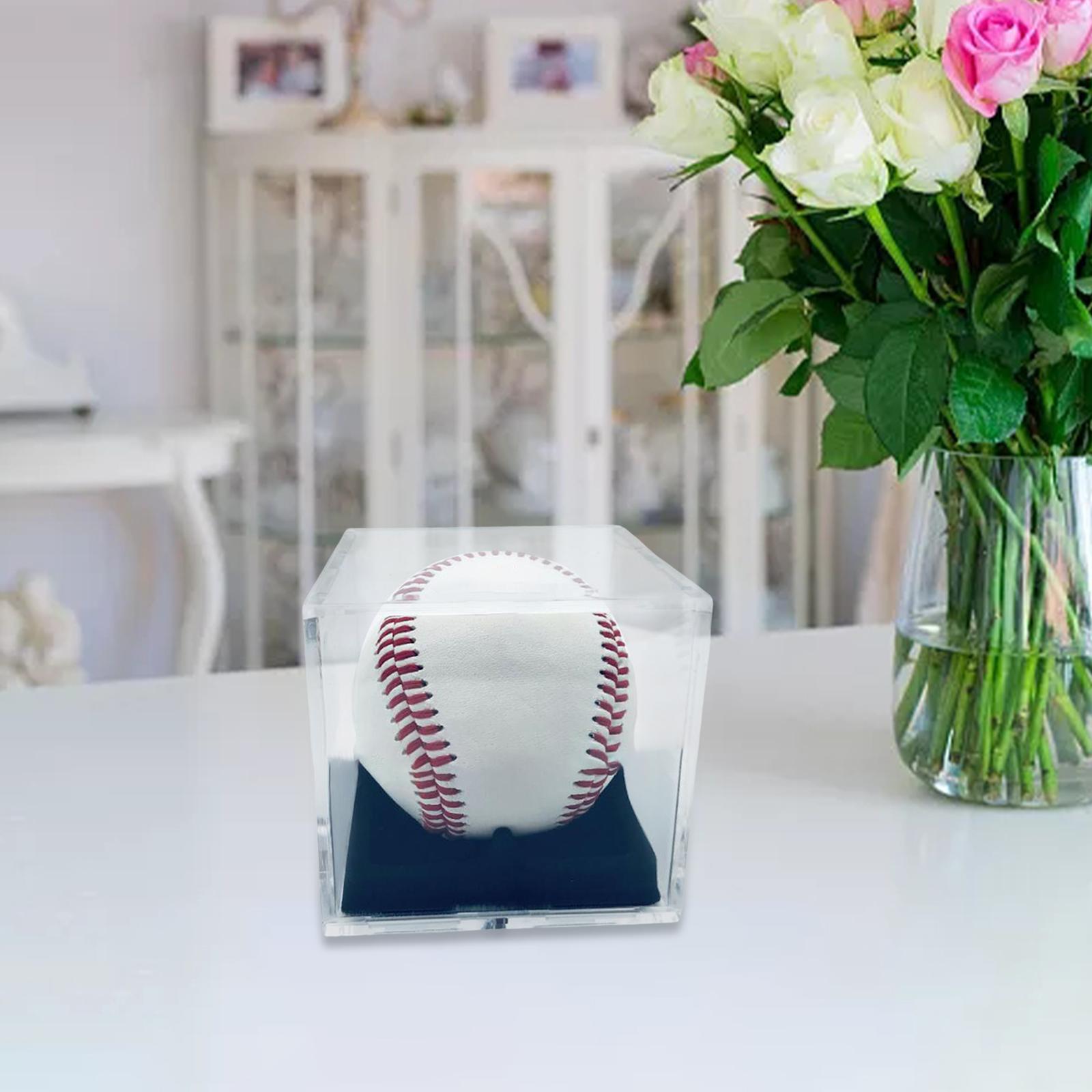 Dustproof Storage Box Baseball Display Case for Bedroom Hotel Handmade Craft