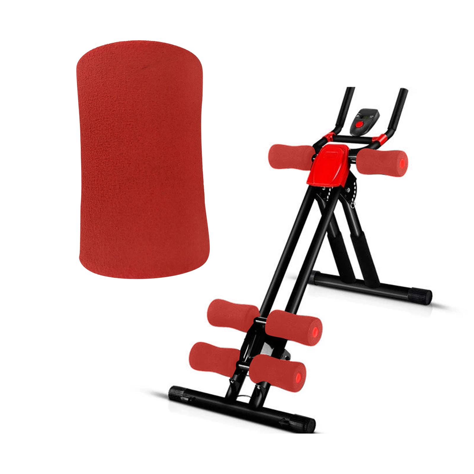 Foam Foot Pads Rollers for Weight Bench Abdominal Trainer Workout Machine Red