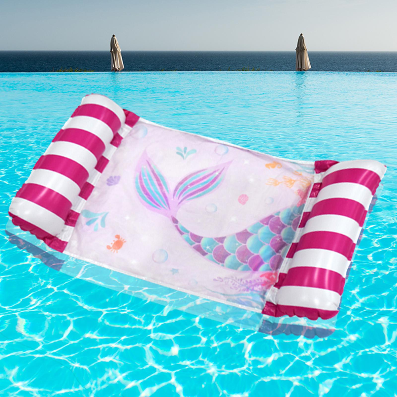 Inflatable Hammock Water Water Toy Travel Drifting Water Hammock Red Fish
