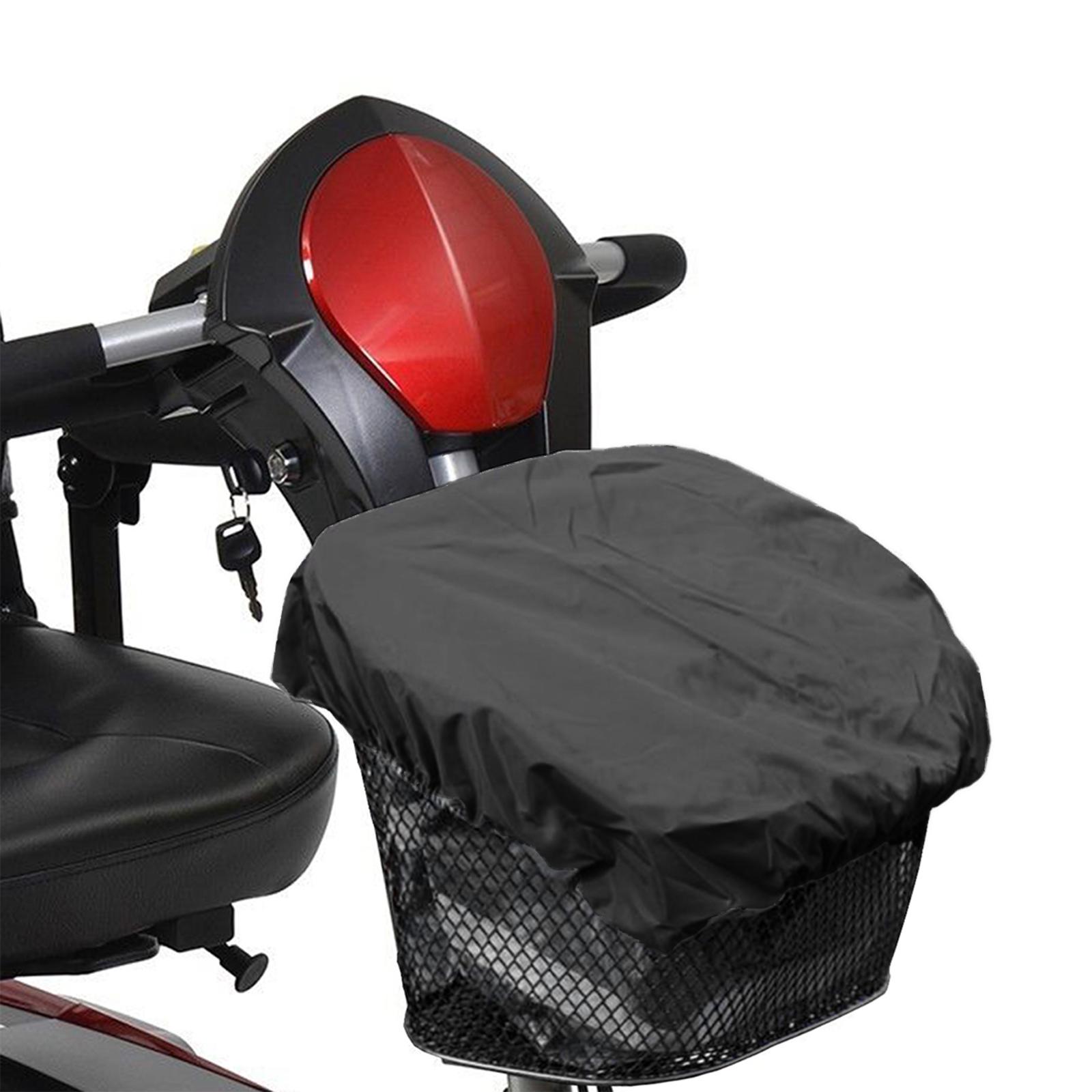 Mobility Scooter Front Basket Liner & Cover Reflective Sunproof Basket Cover Black
