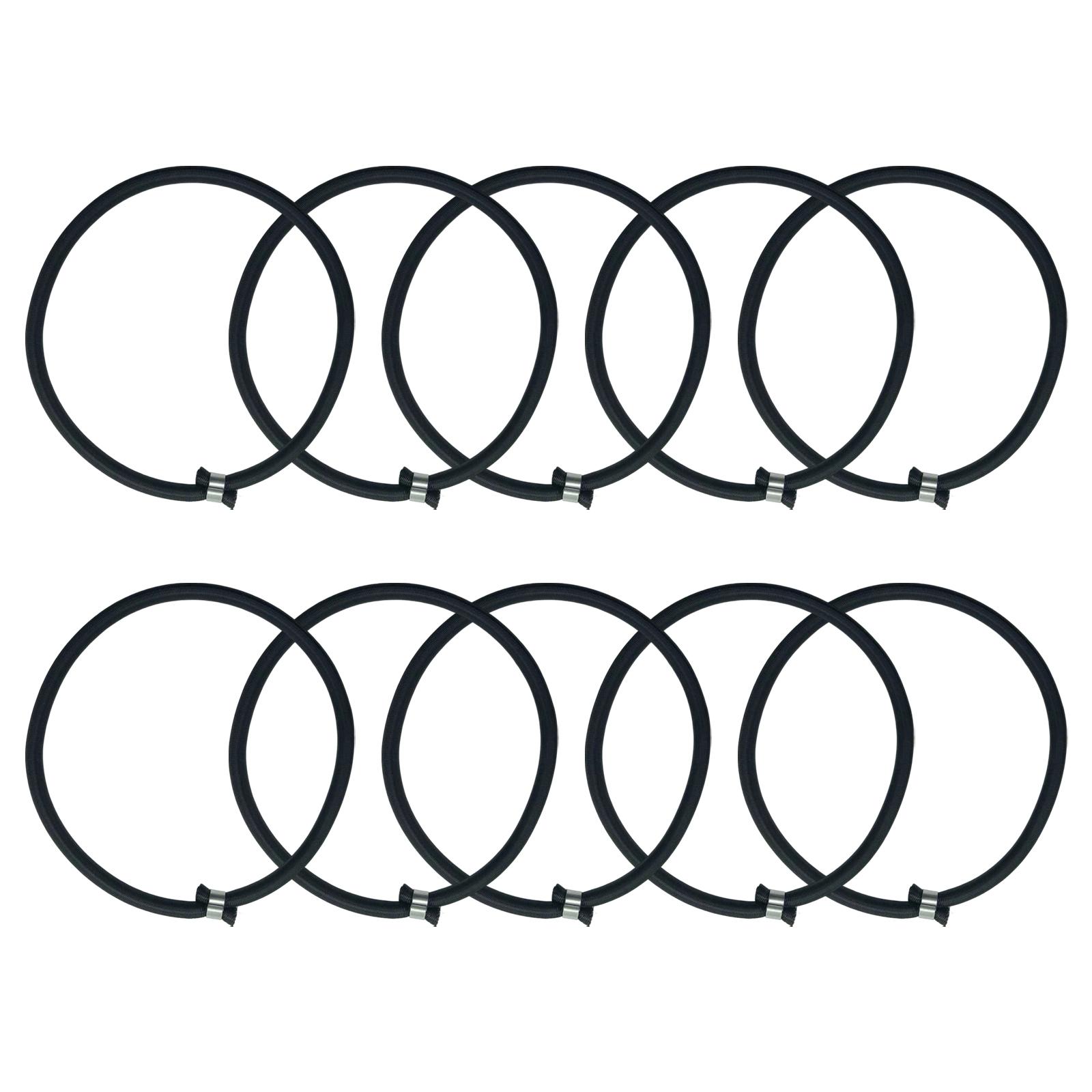Trampoline Elastic Rope 10x Black