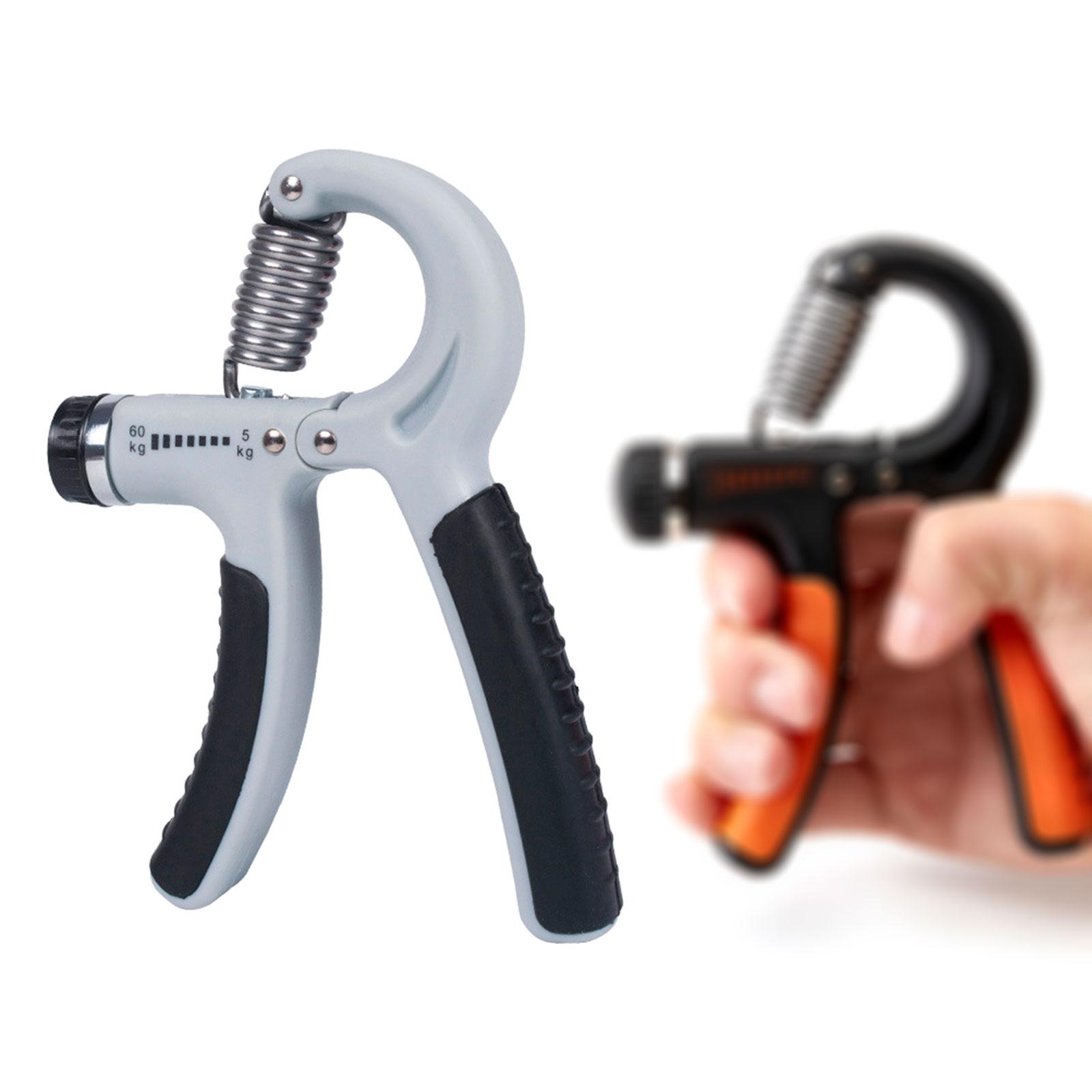 Finger Exerciser Hand Gripper Musician Fitness Adults Hand Grip Strengthener Gray