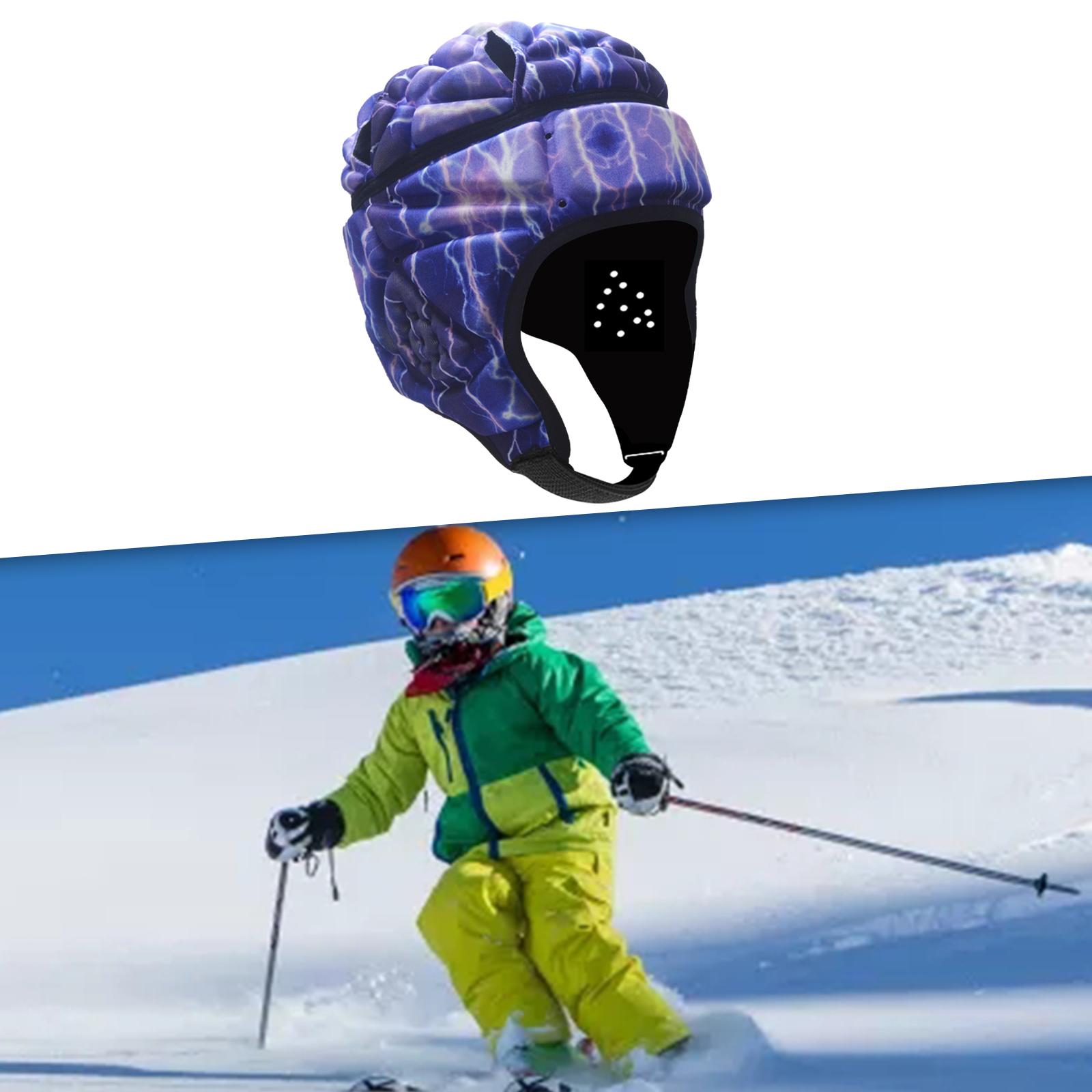 Hockey Helmet Rugby Face Guard Headgear Sturdy Adjustable for Roller Skating