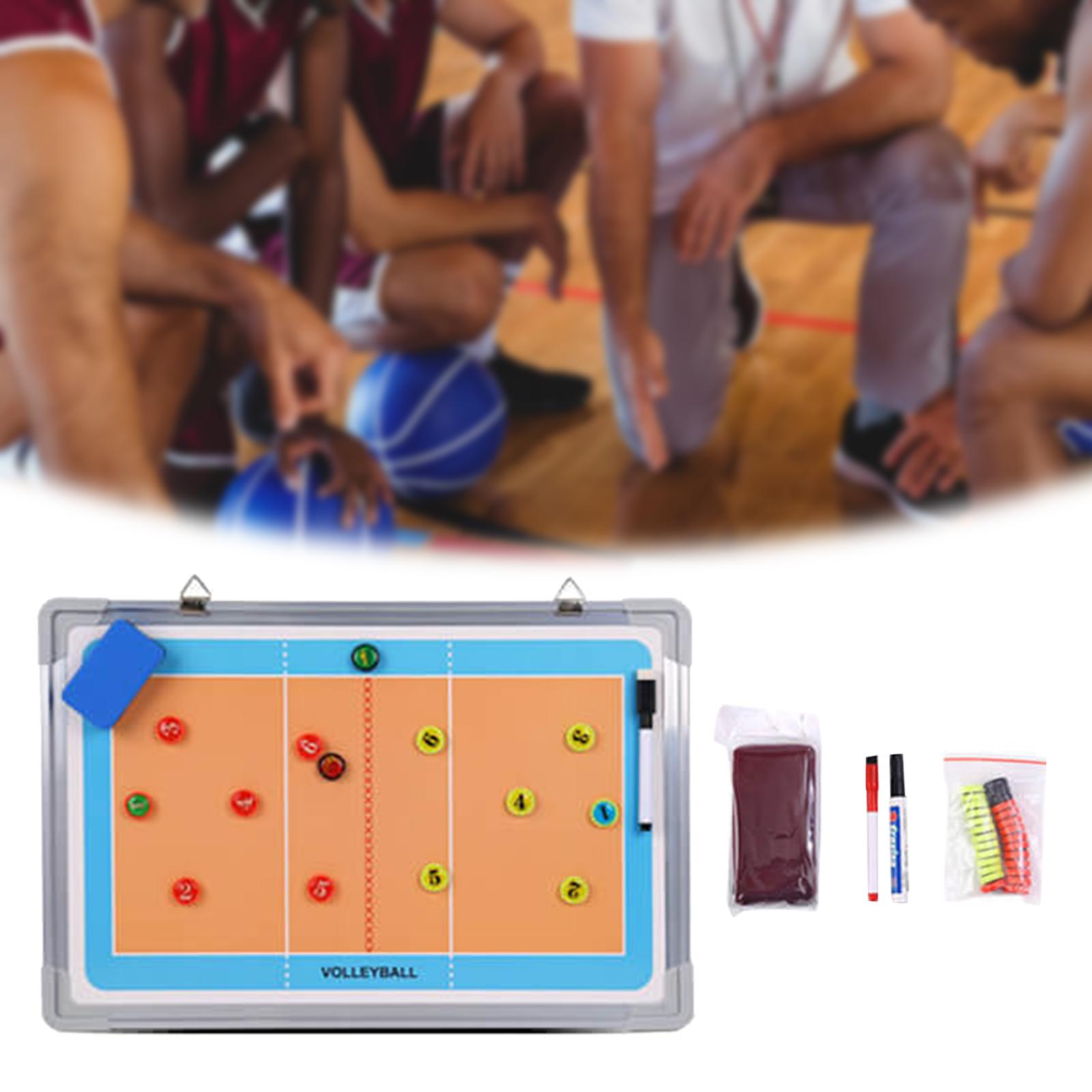 Magnetic Coaching Board Coaches Boards Erasable Sports Clipboard Dry Erase Volleyball