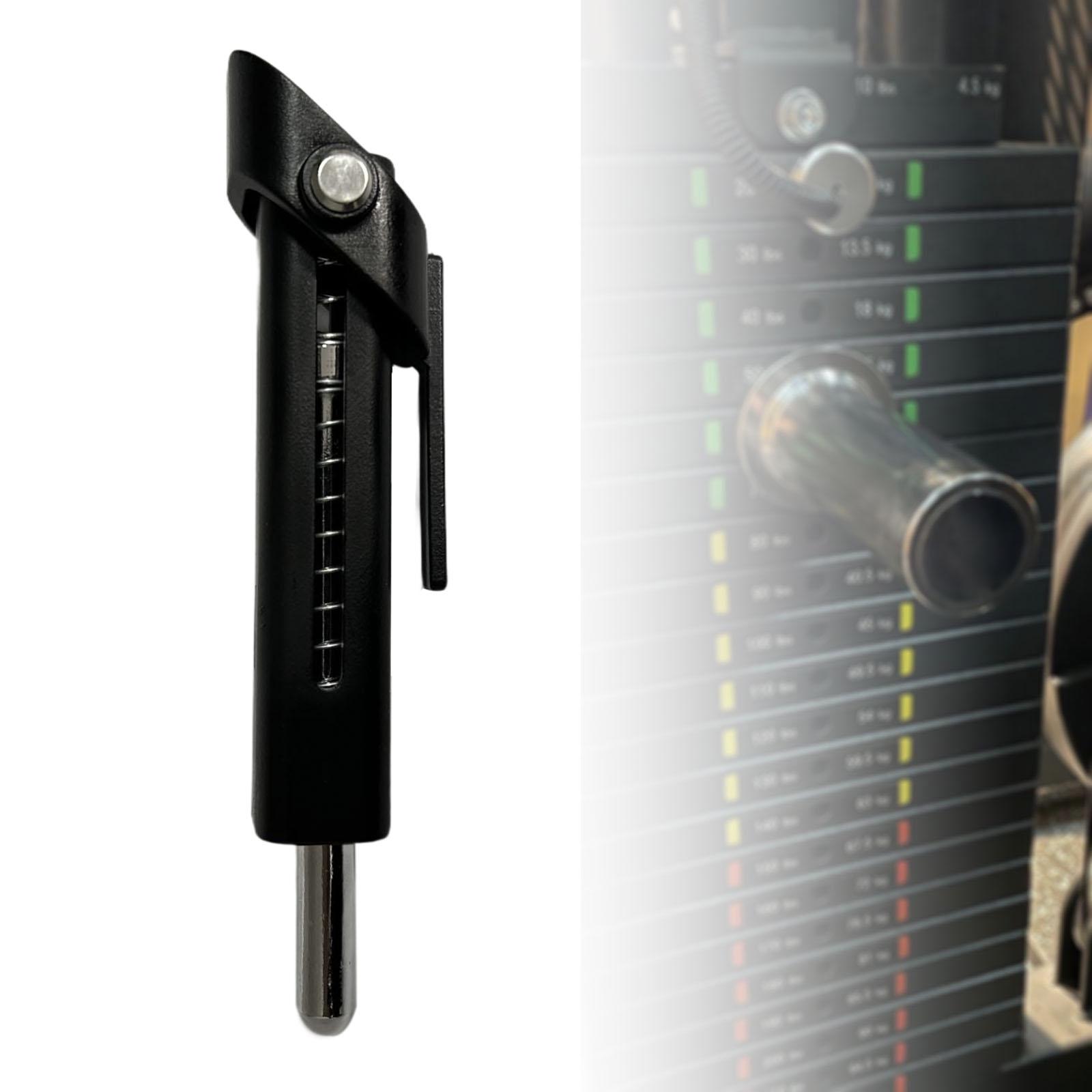 Weight Stack Pin Multifunctional Replacement Bodybuilding Locking Weight Pin Black 1pcs