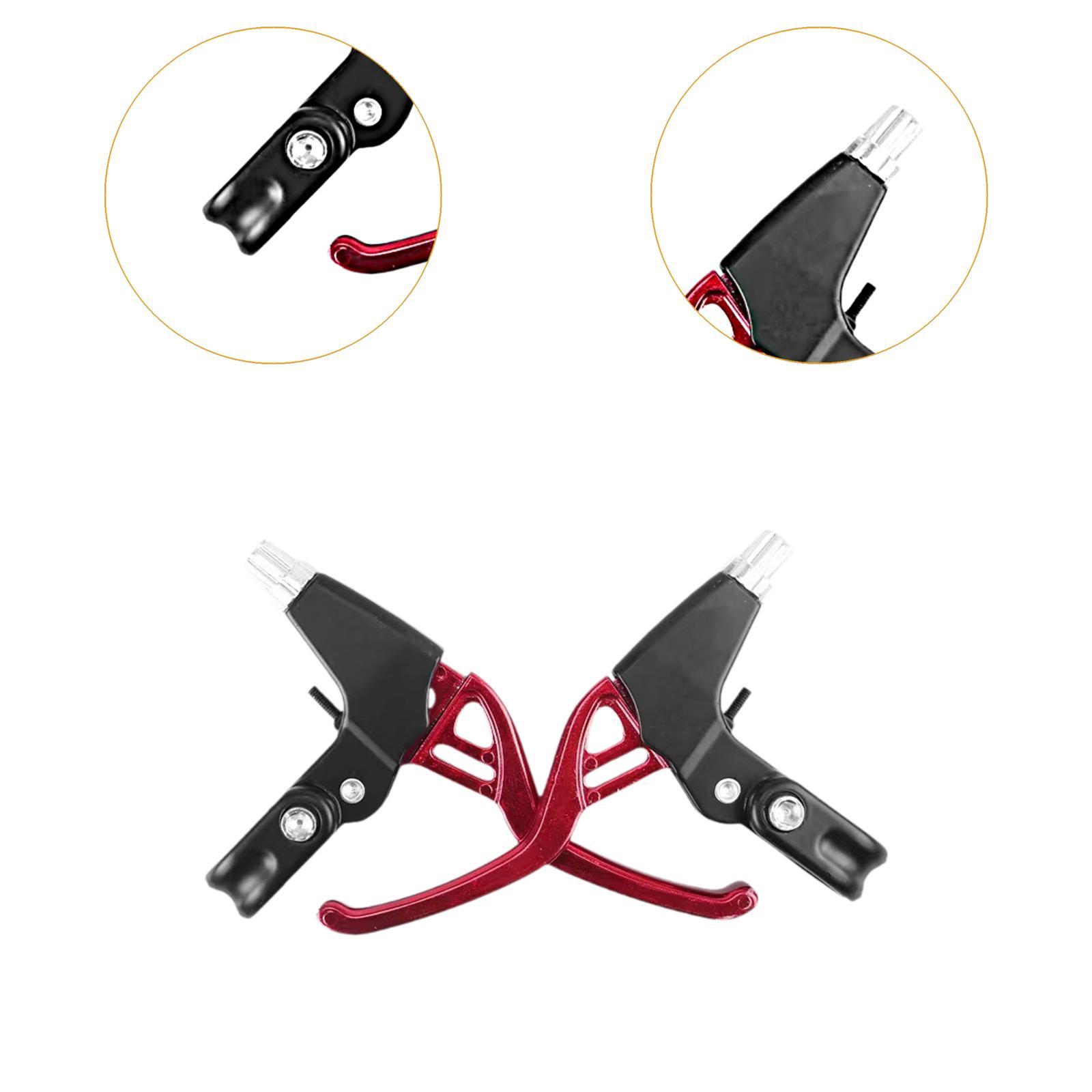 Kids Bicycle Brake Lever Sturdy Universal Handlebar Brakes Bike Brake Handle Red