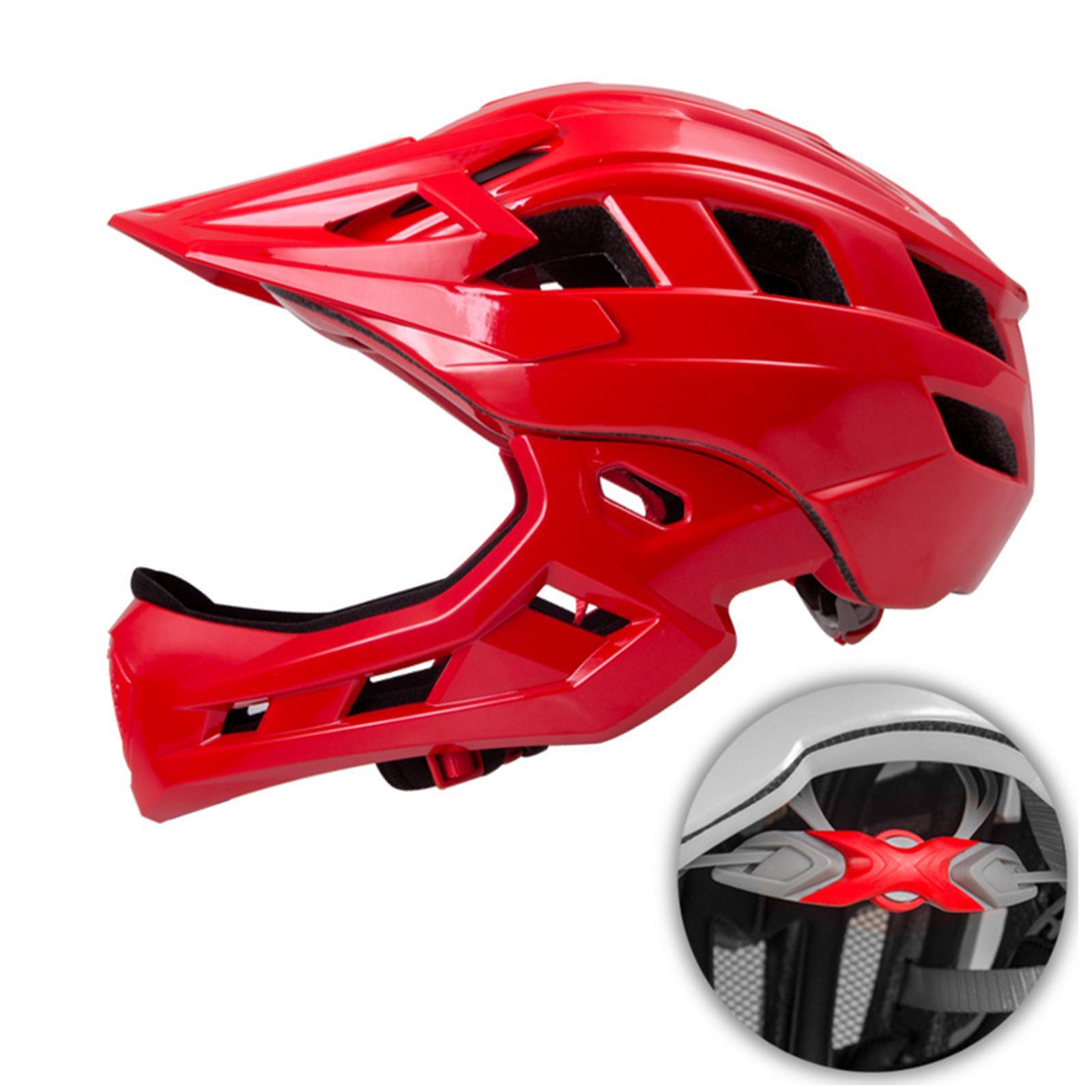 Kids Bike Helmet Biking Skateboard Helmet for Skateboarding Riding Bicycling Red