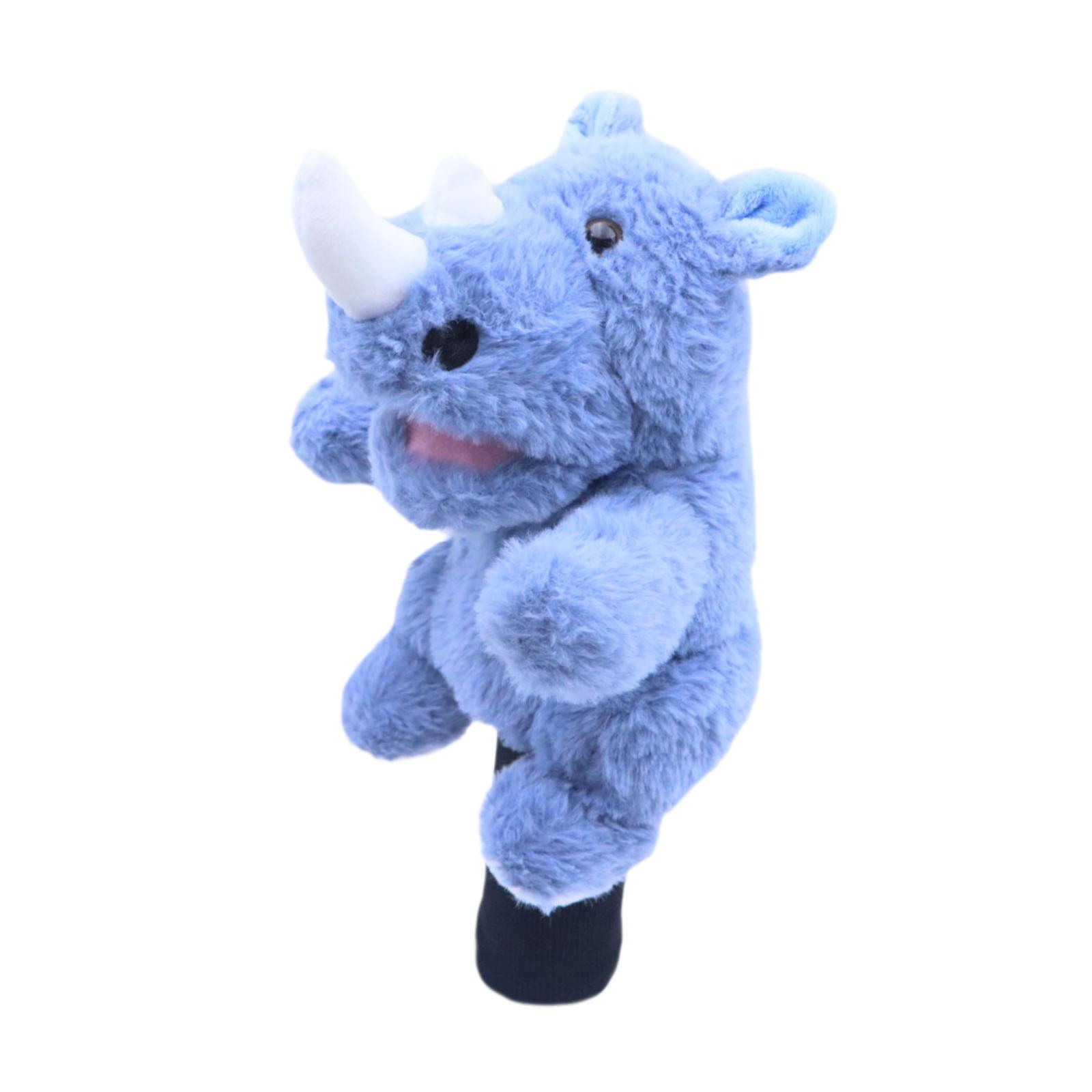 Plush Golf Wood Headcover Rhino