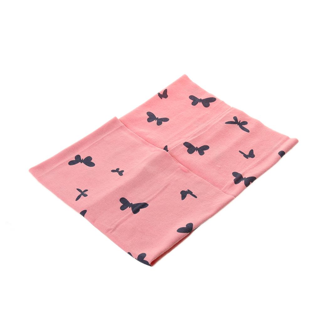 Children Soft Cotton Scarf Unisex Boy Girl Winter Warm Neckerchief  Pink