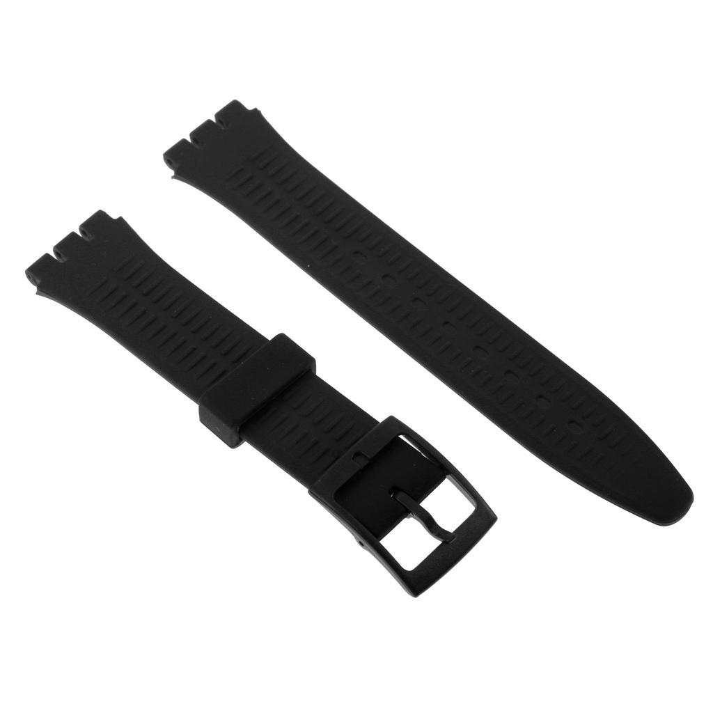 17mm Silicone Rubber Watch Strap Band Waterproof Watchbands Lots Color ...