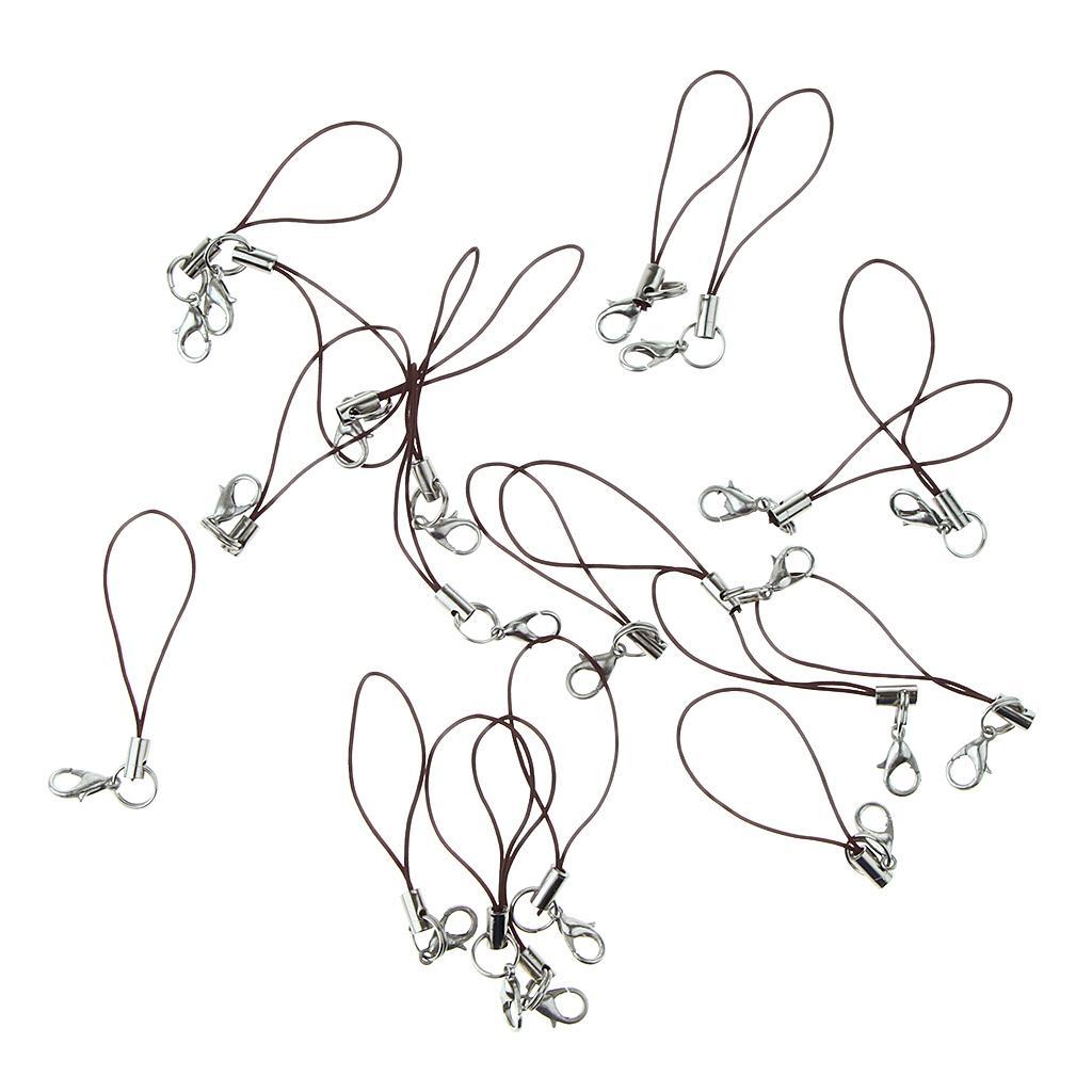 20pcs Bulk Lobster Clasp Cell Phone Lanyard Strap for Keychains Charms Cord - Picture 11 of 22