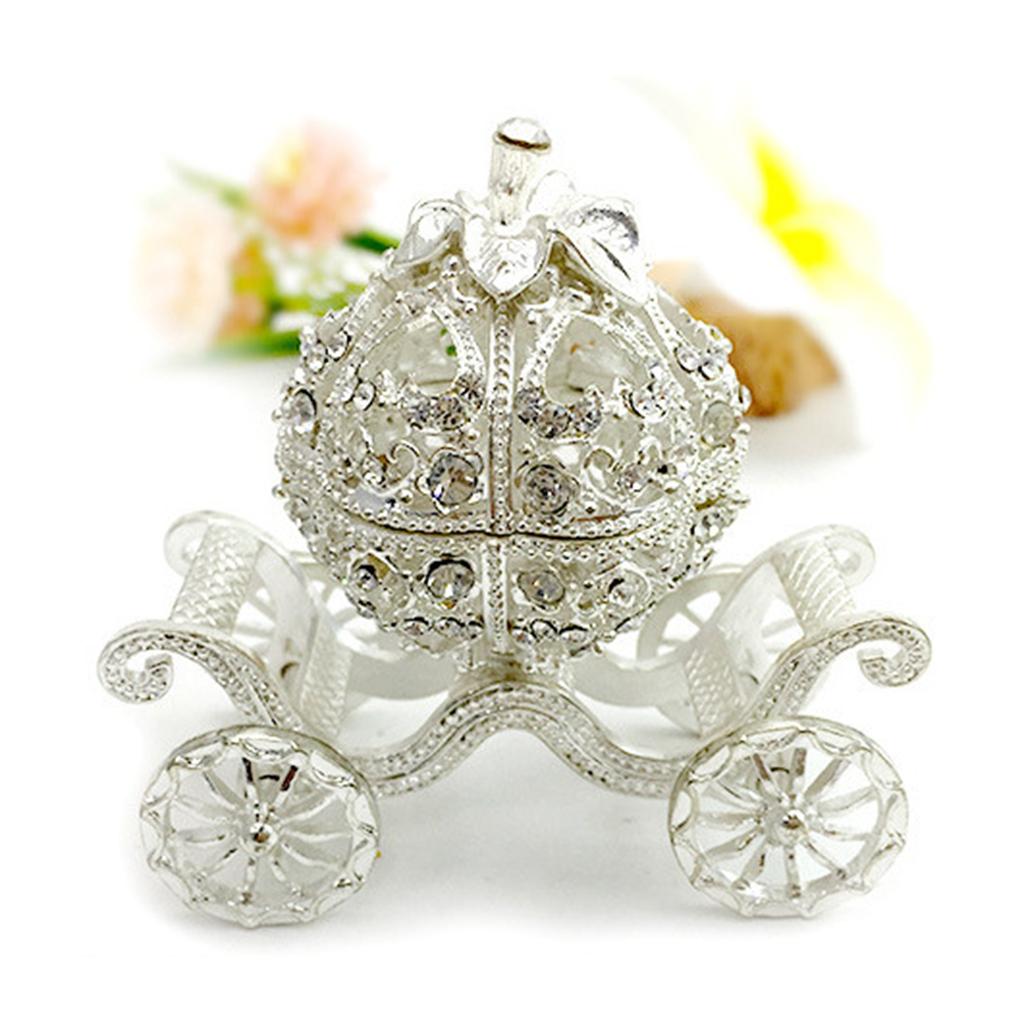 Jewelry Trinket Box Pumpkin Carriage Shape