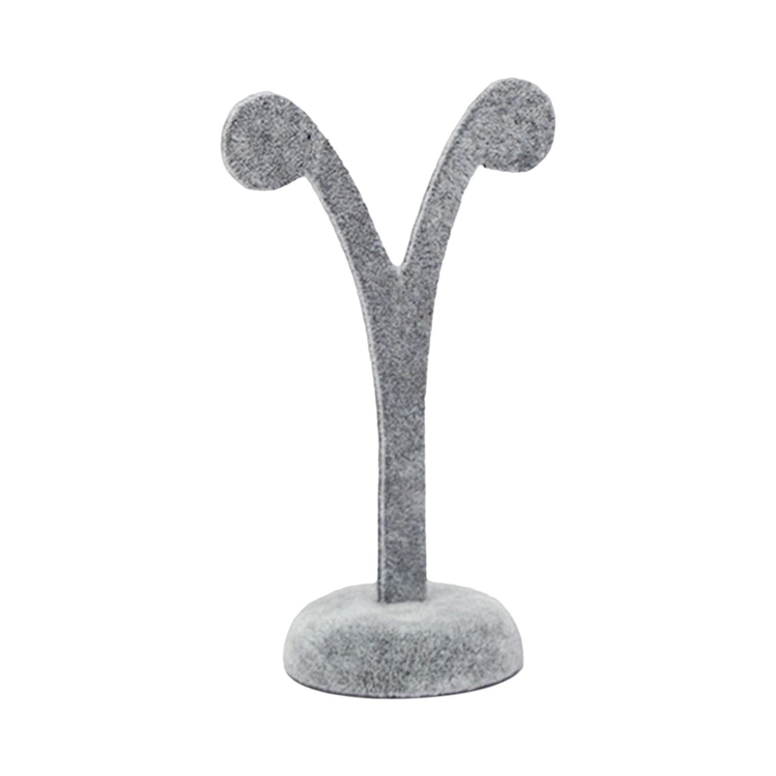 Earring Display Stand Earring Holder Showcase Jewelry Display for Jewelry Gray 