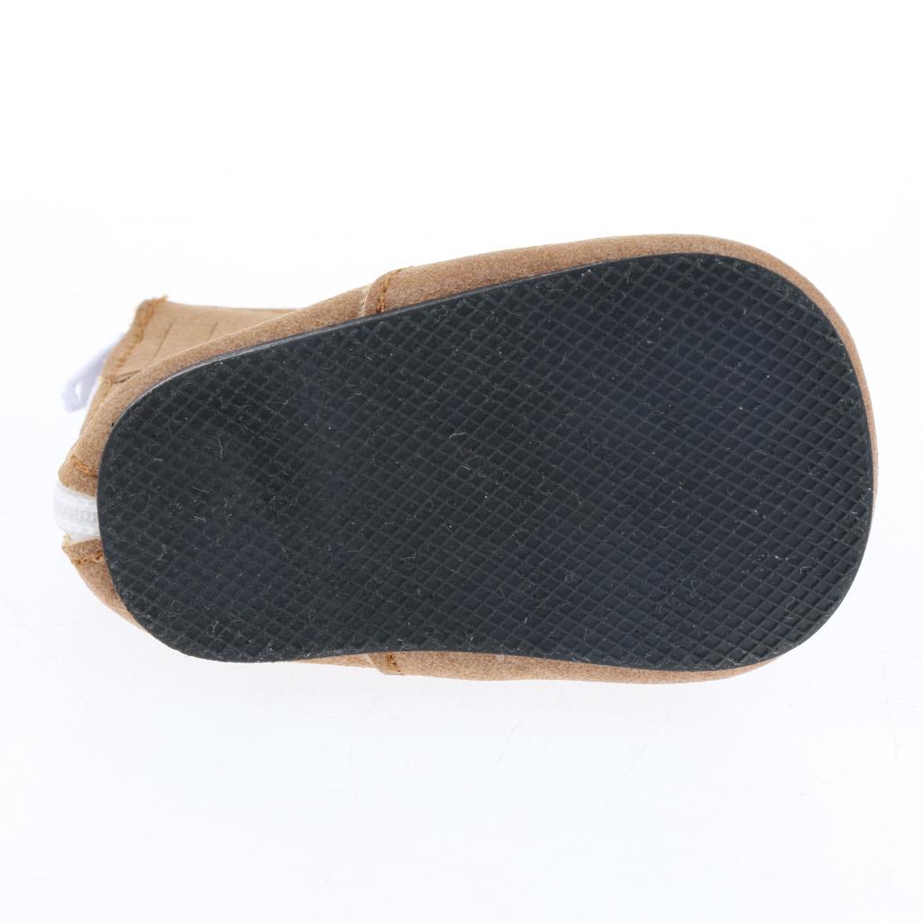 Brown Back Zipped Tassel Shoes Boots for 18 inch Dolls