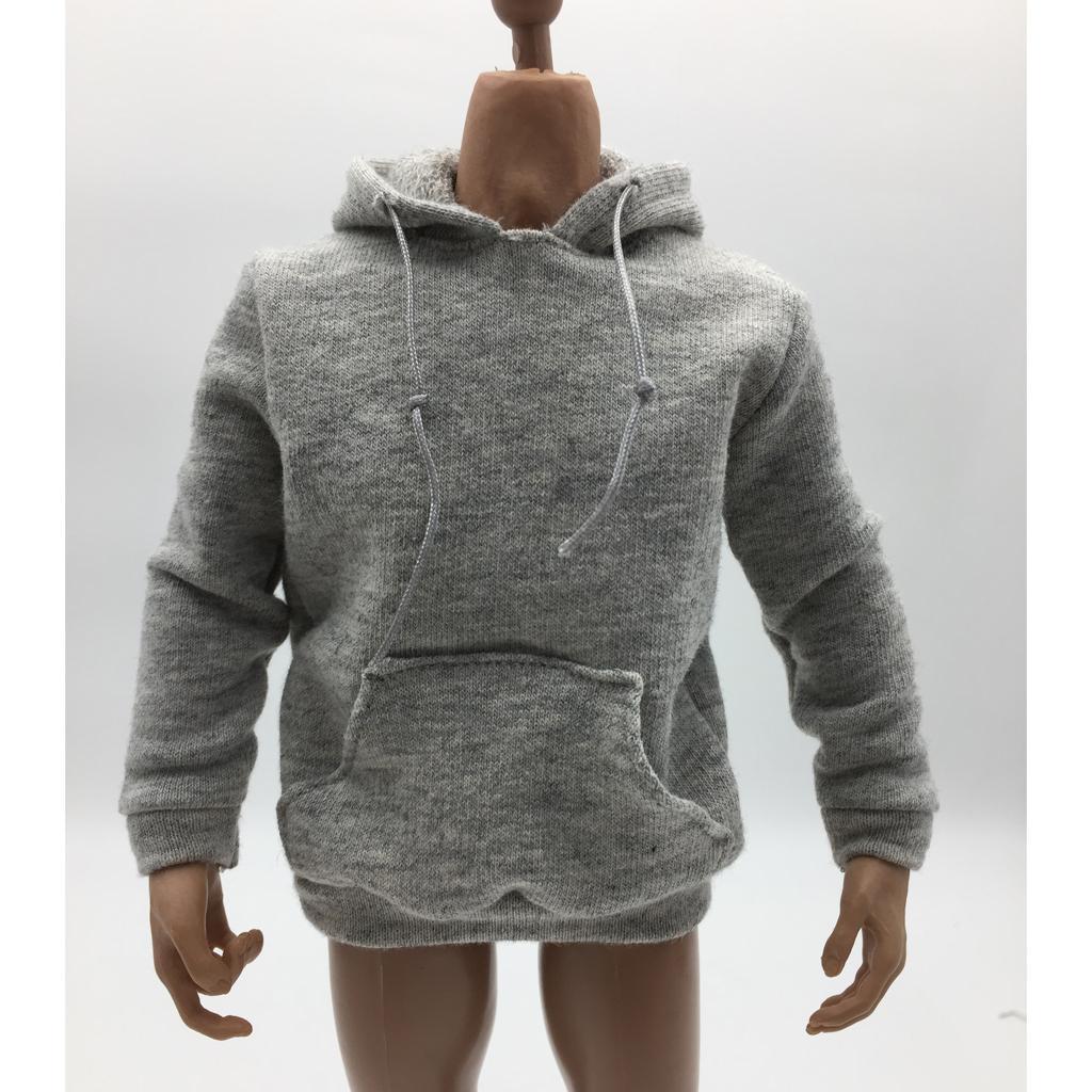 1/6 Scale Mens Long Hoodie Hooded Sweatshirt for 12inch Action Figure - Picture 4 of 9