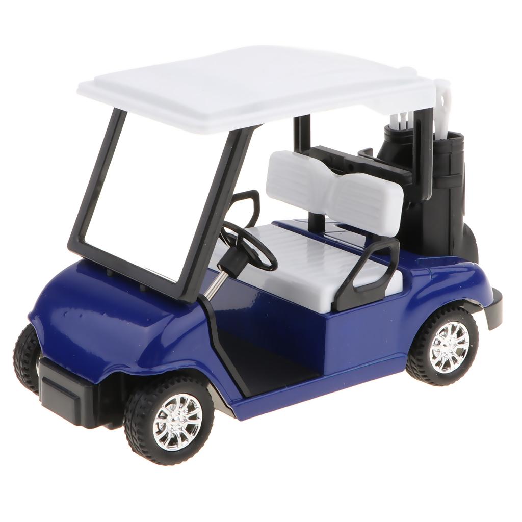 Pull Back Golf Cart Model Blue