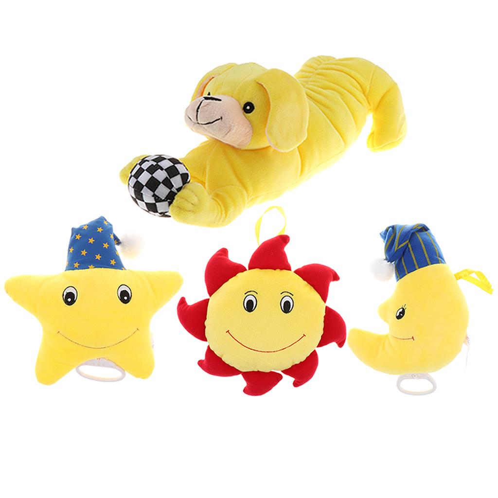 Baby Soft Plush Animal Doll Nontoxic Hanging Toys With Music For