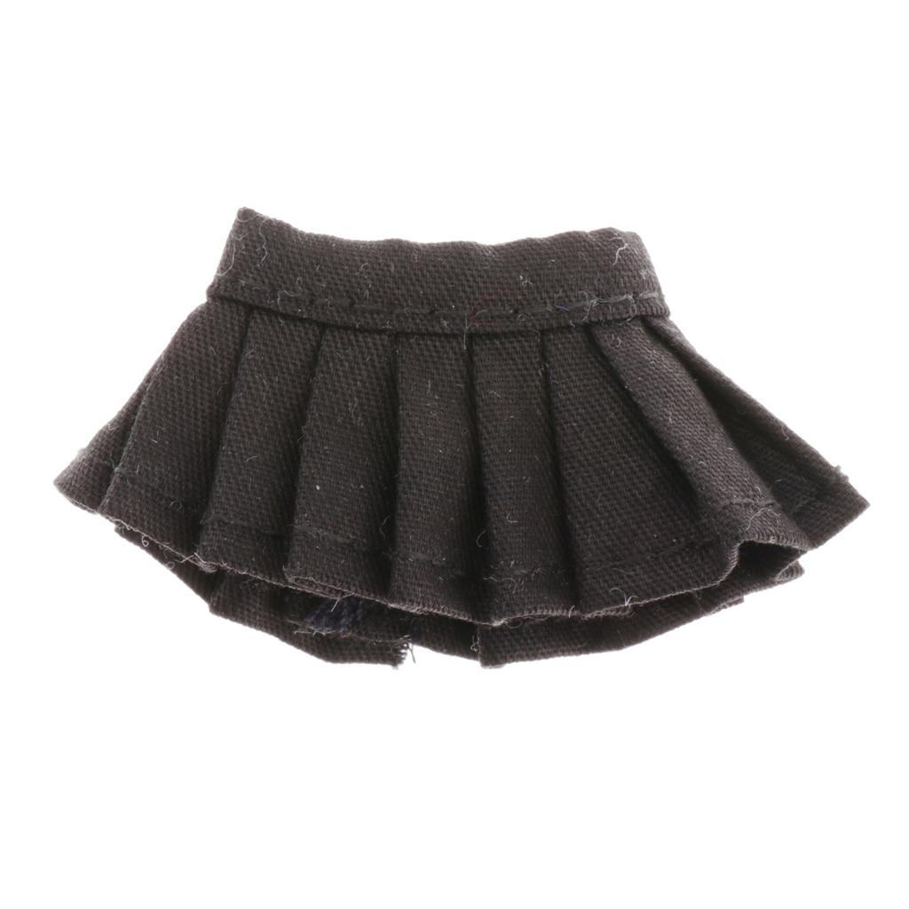 Mini Pleated Doll Skirt Black