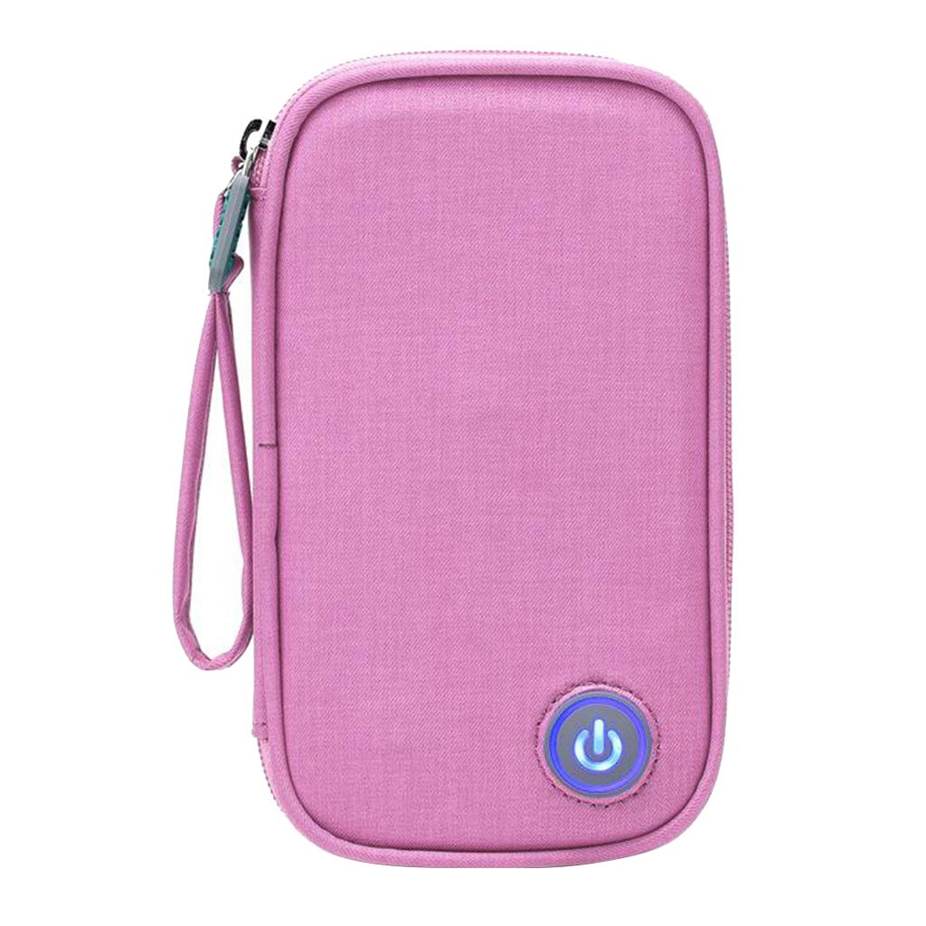 UV LED Sterilizer Disinfection Bag Nail Tools Makeup Disinfector Pink