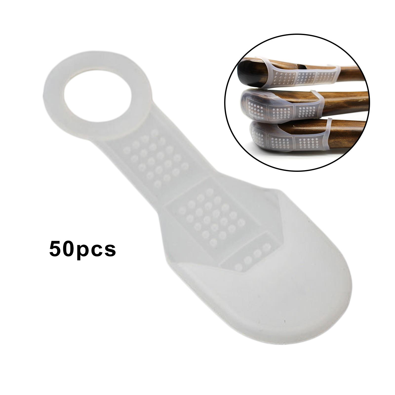 50x Small Non Slip Shoulder Accessories for Shoulder Grip transparent