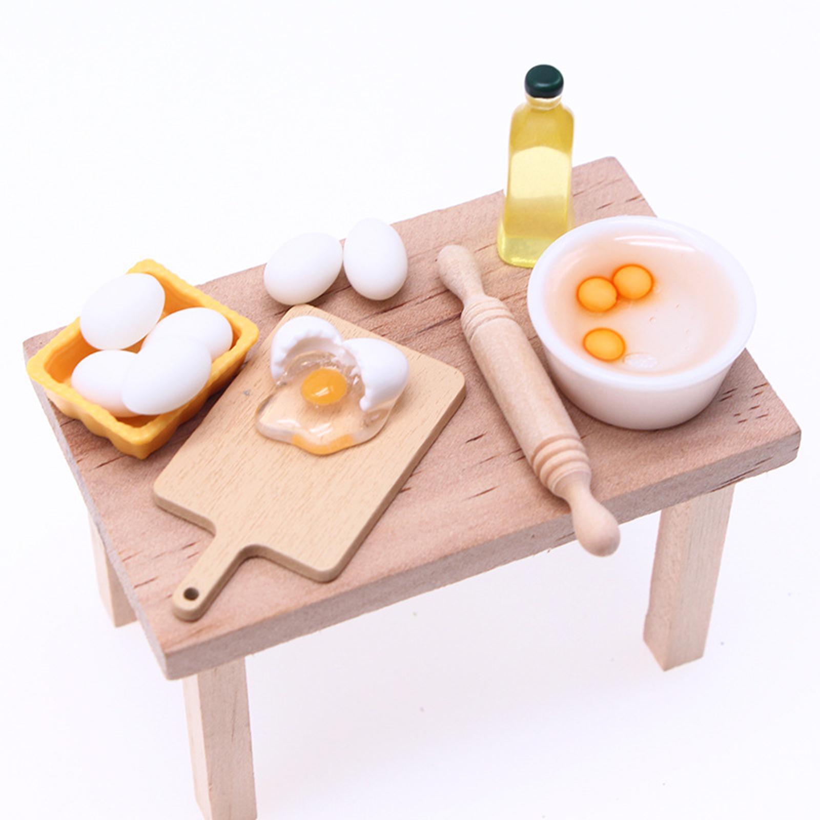 1/12 Dollhouse Cooking Miniature Playset Kitchen Dinner Toy