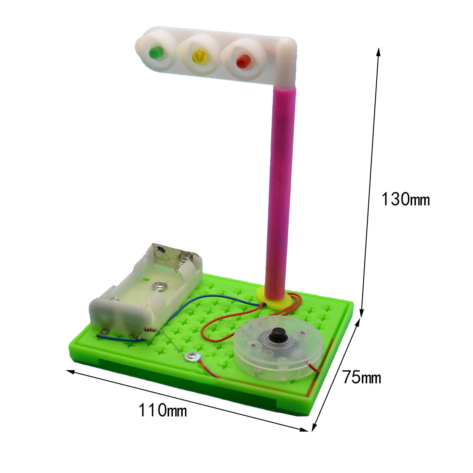 3xSimulated Traffic Light Homemade Signal Lamp for Children Teens Students
