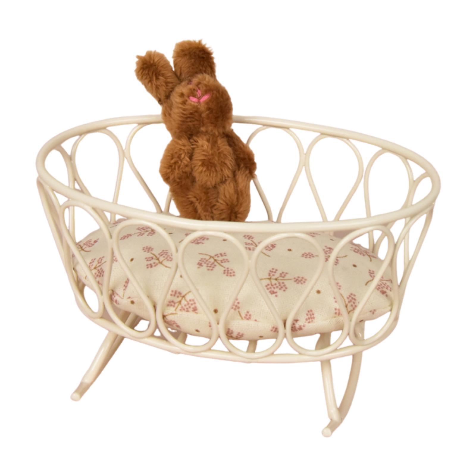 Mini Metal Doll Bed