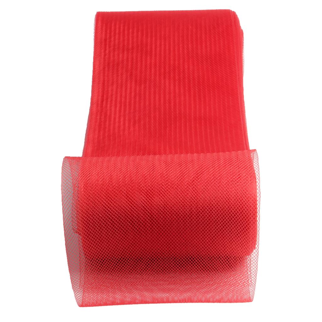 Polyester Ribbon Net Trim Ribbon Wedding Sewing DIY Crafts Favors Red