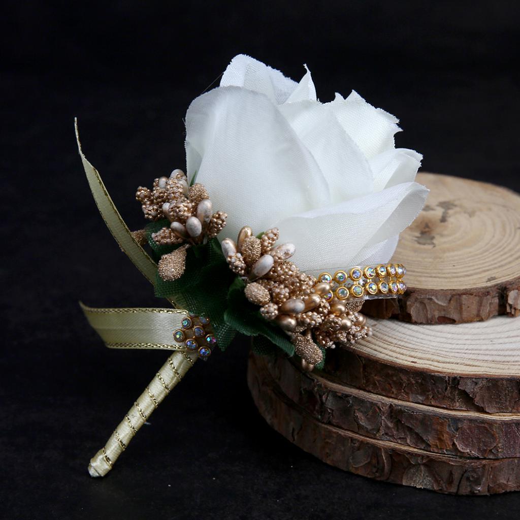 Goldene Hochzeit  Hochzeitsanstecker Gästeanstecker Anstecker Hochzeit  elegant 